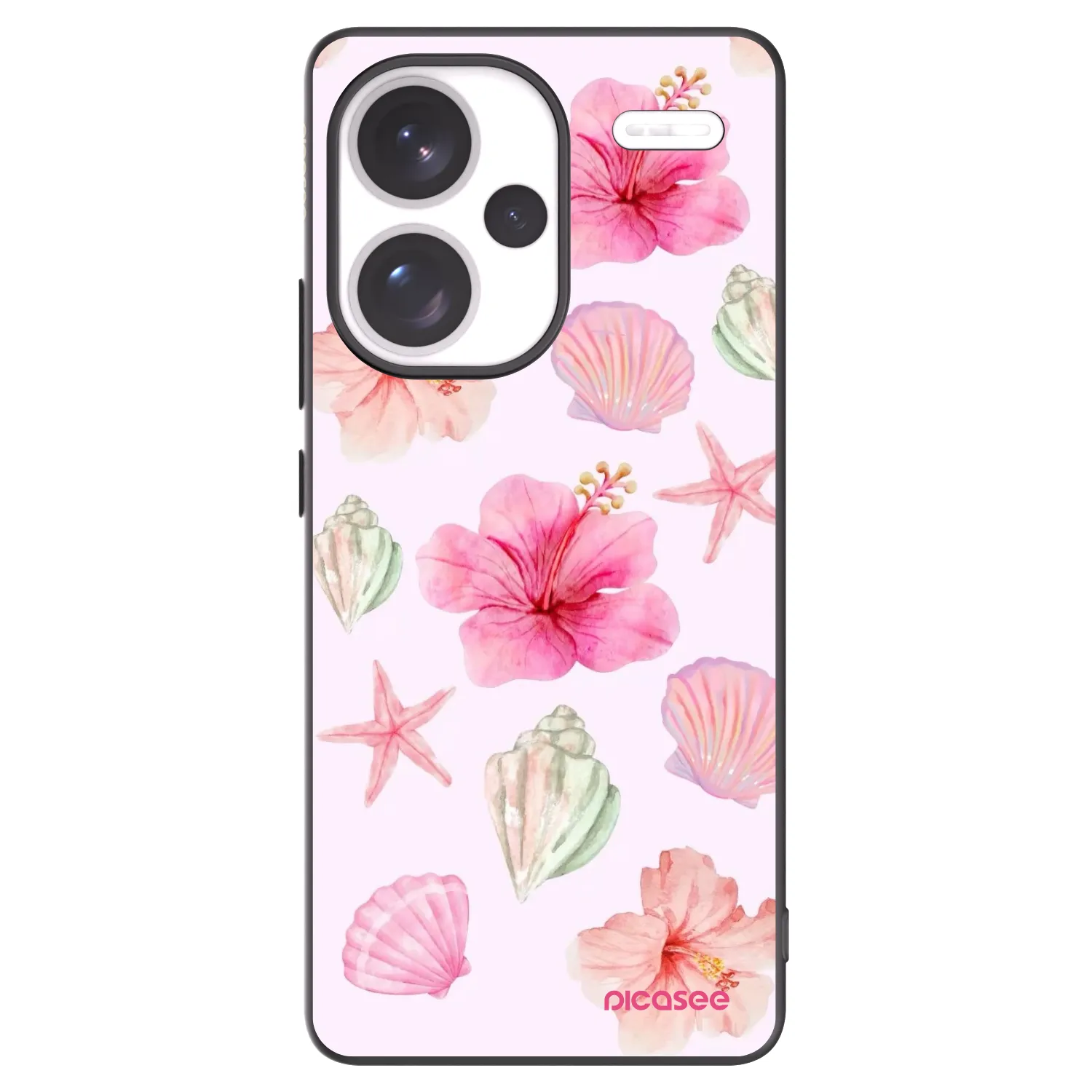 Picasee husă neagră din silicon pentru Xiaomi Redmi Note 13 Pro+ 5G - Blush Lagoon
