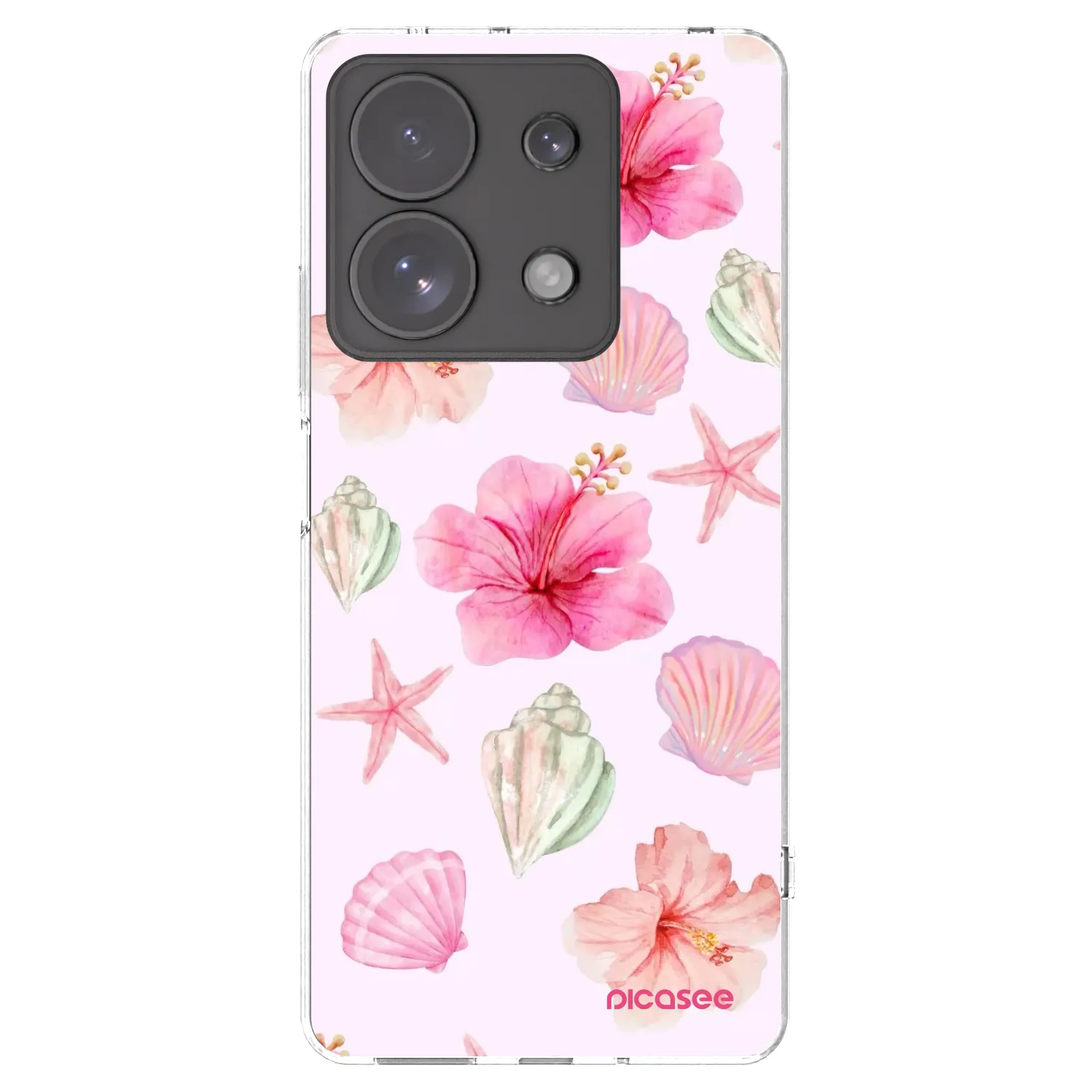 Picasee husă transparentă din silicon pentru Xiaomi Redmi Note 13 Pro 4G - Blush Lagoon