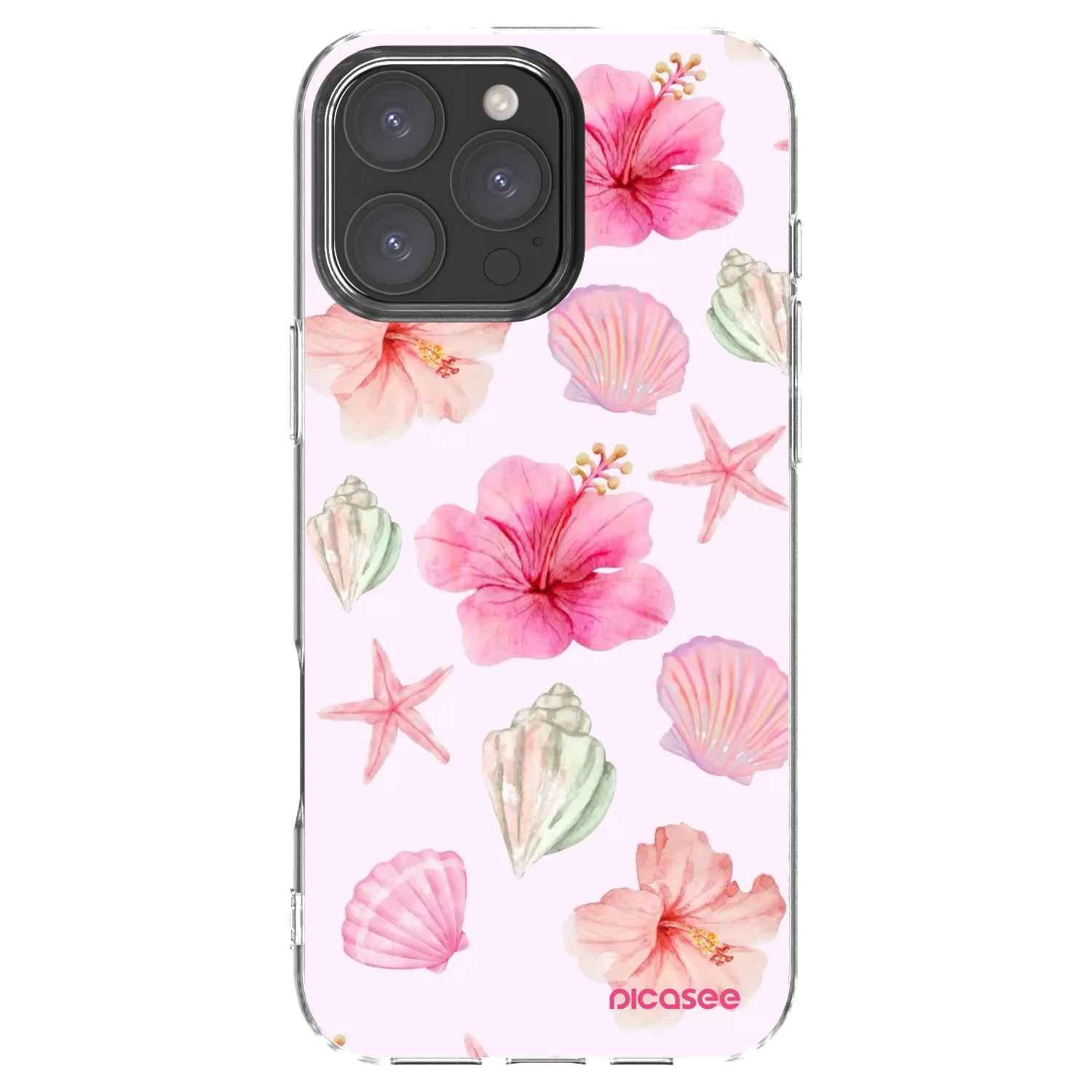 Picasee husă transparentă din silicon pentru Apple iPhone 16 Pro Max - Blush Lagoon