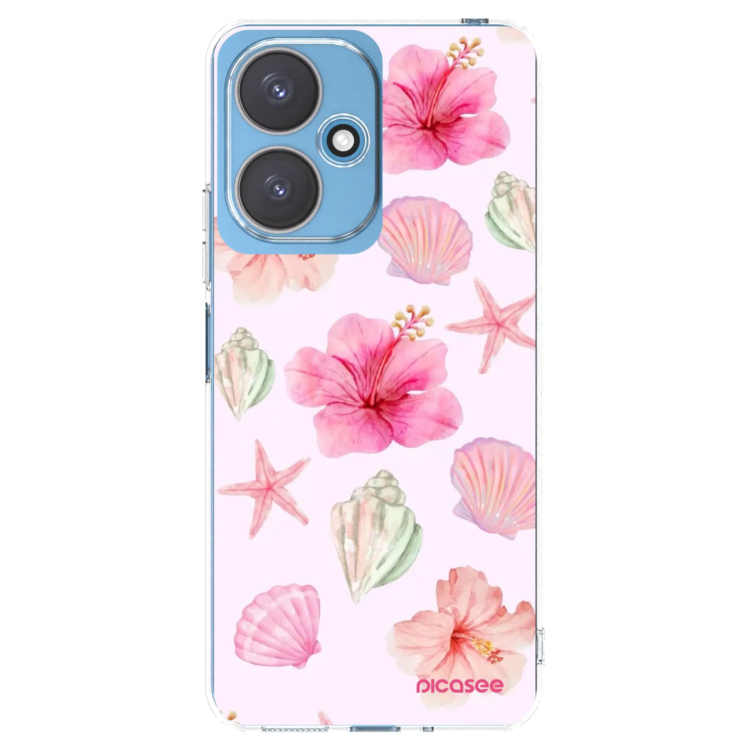 Picasee husă transparentă din silicon pentru Xiaomi Redmi 13C 5G - Blush Lagoon