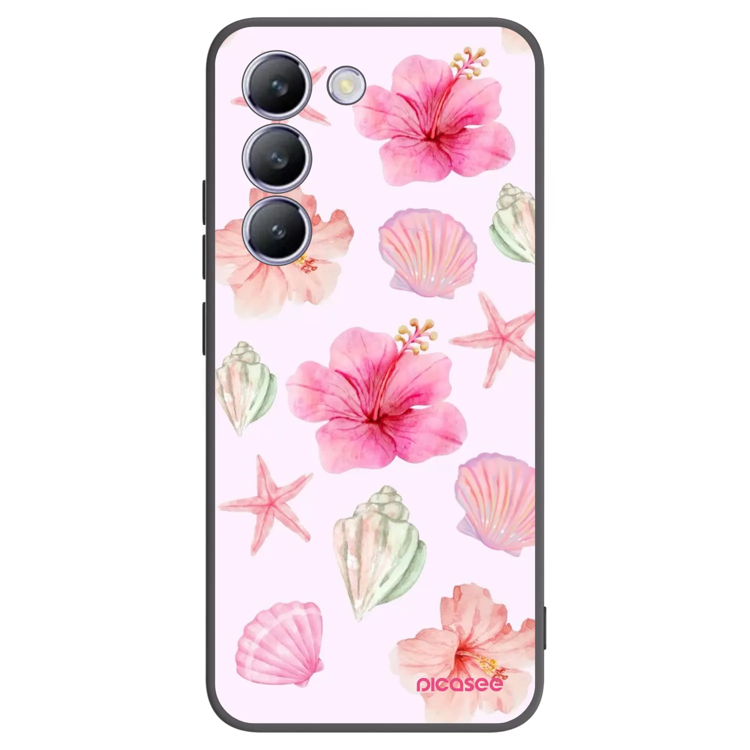 Picasee husă neagră din silicon pentru Vivo V40 SE 5G - Blush Lagoon