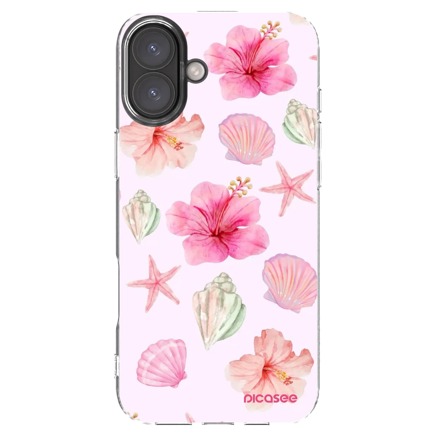 Picasee husă transparentă din silicon pentru Apple iPhone 16 Plus - Blush Lagoon