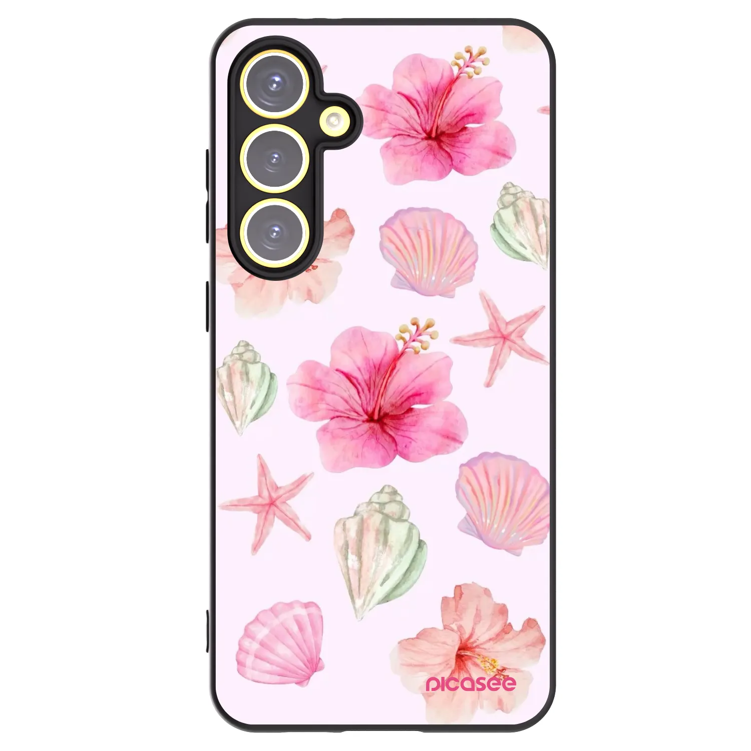 Picasee husă neagră din silicon pentru Samsung Galaxy S24 FE S721B - Blush Lagoon