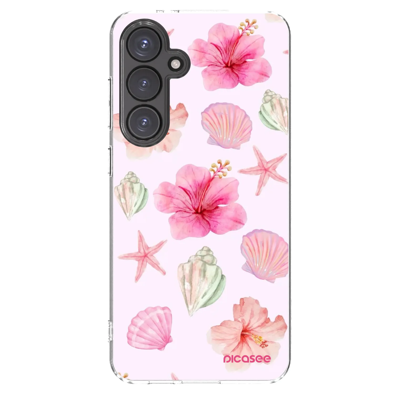 Picasee husă transparentă din silicon pentru Samsung Galaxy S24 FE S721B - Blush Lagoon
