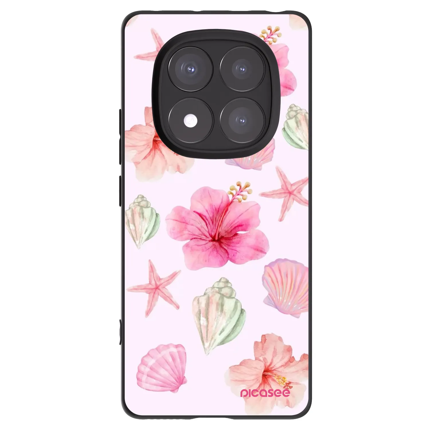 Picasee husă neagră din silicon pentru Xiaomi Redmi Note 14 Pro+ 5G - Blush Lagoon