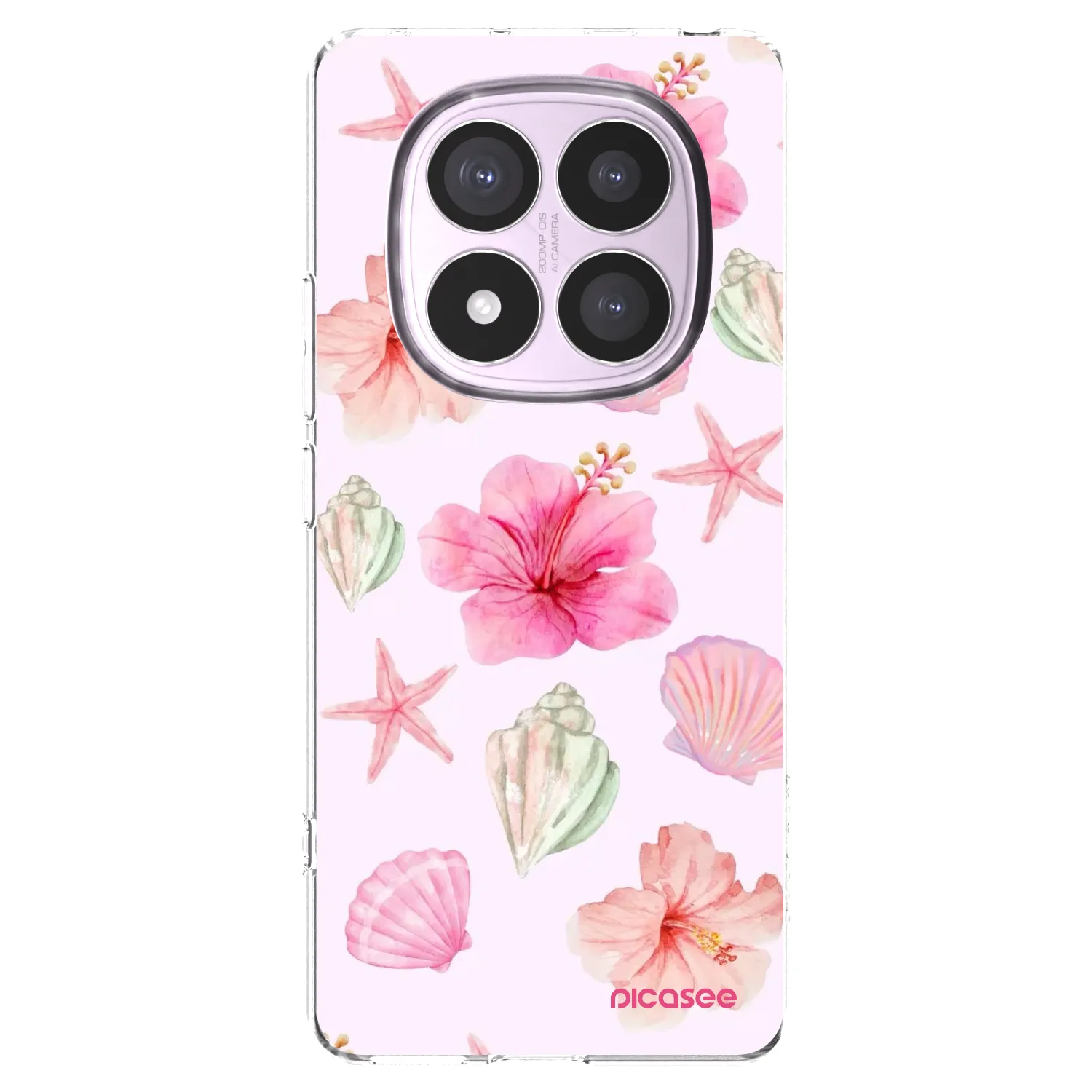 Picasee husă transparentă din silicon pentru Xiaomi Redmi Note 14 Pro 5G - Blush Lagoon