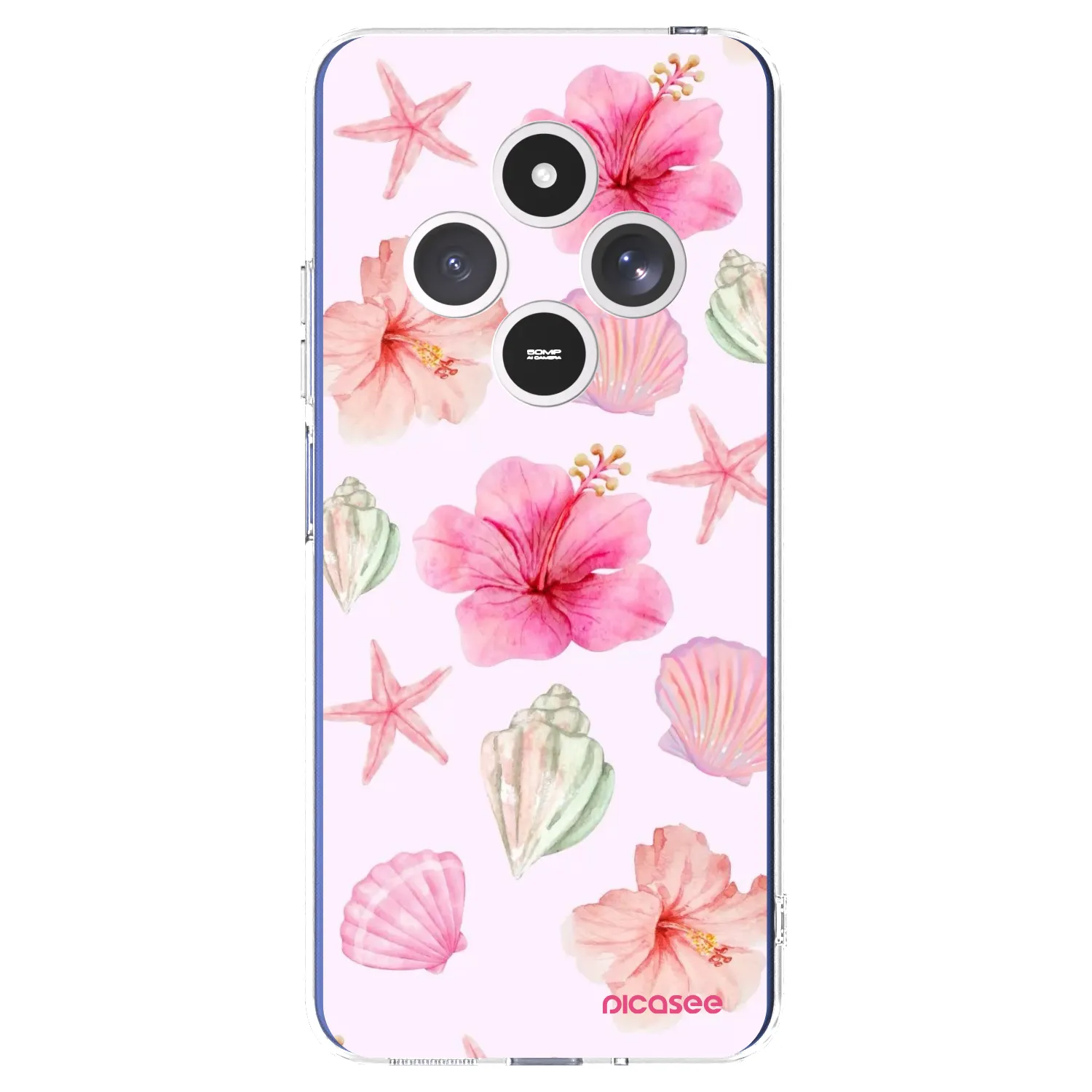 Picasee husă transparentă din silicon pentru Xiaomi Redmi 14C - Blush Lagoon
