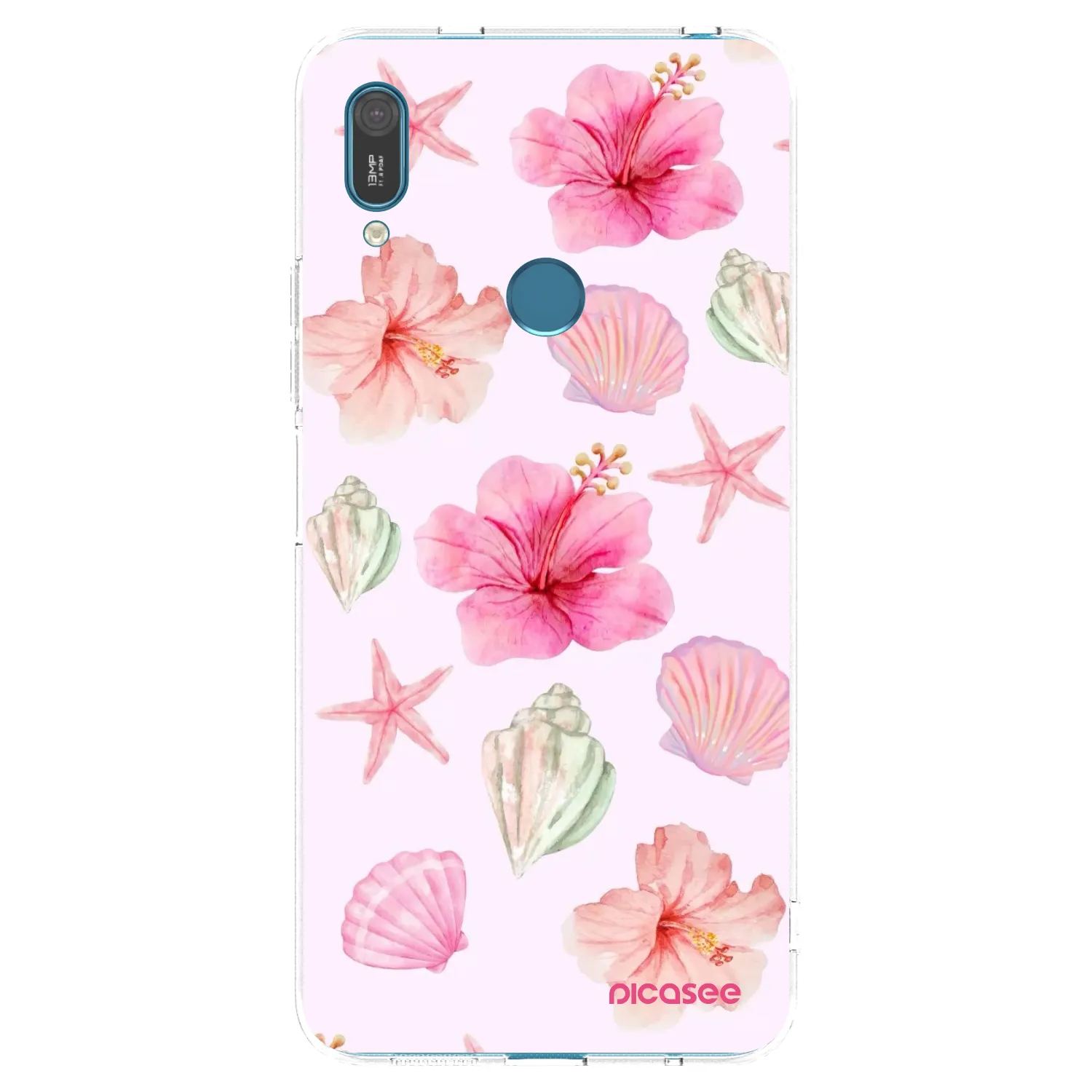 Picasee husă transparentă din silicon pentru Huawei Y7 2019 - Blush Lagoon