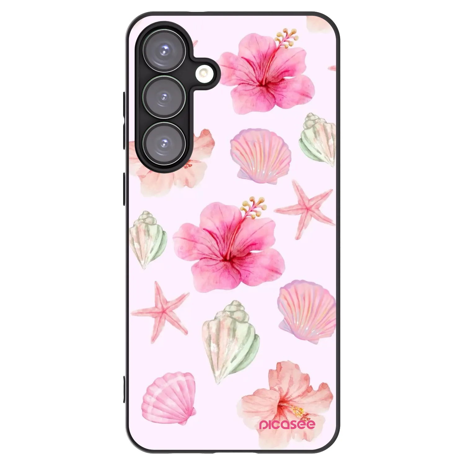 Picasee husă neagră din silicon pentru Samsung Galaxy S25+ 5G - Blush Lagoon
