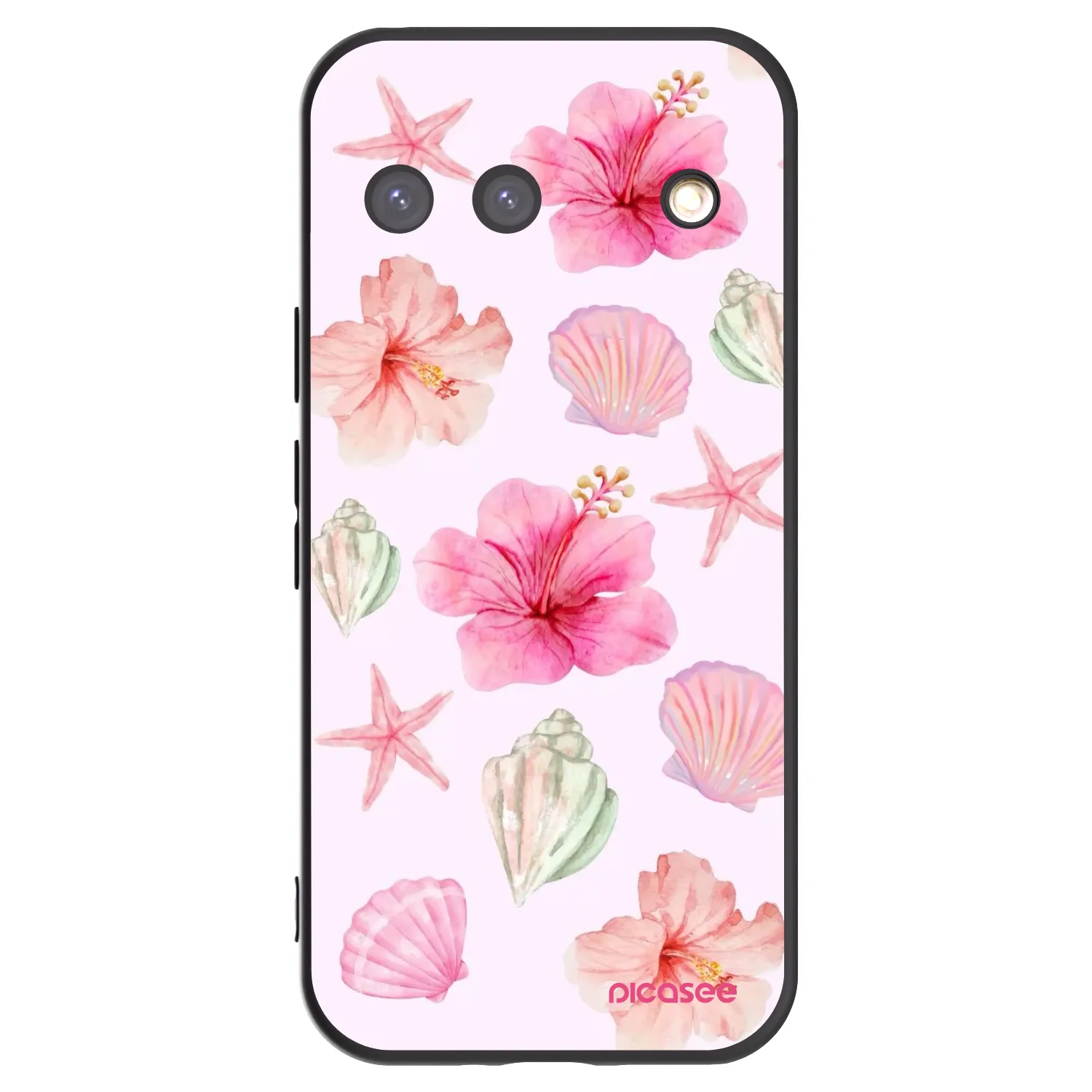 Picasee husă neagră din silicon pentru Google Pixel 9 - Blush Lagoon