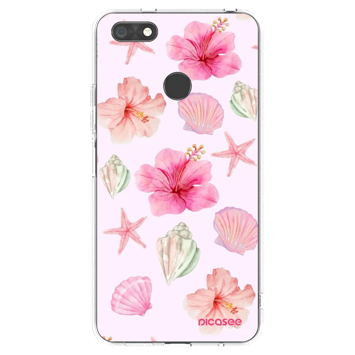 Picasee husă transparentă din silicon pentru Huawei P9 Lite Mini - Blush Lagoon
