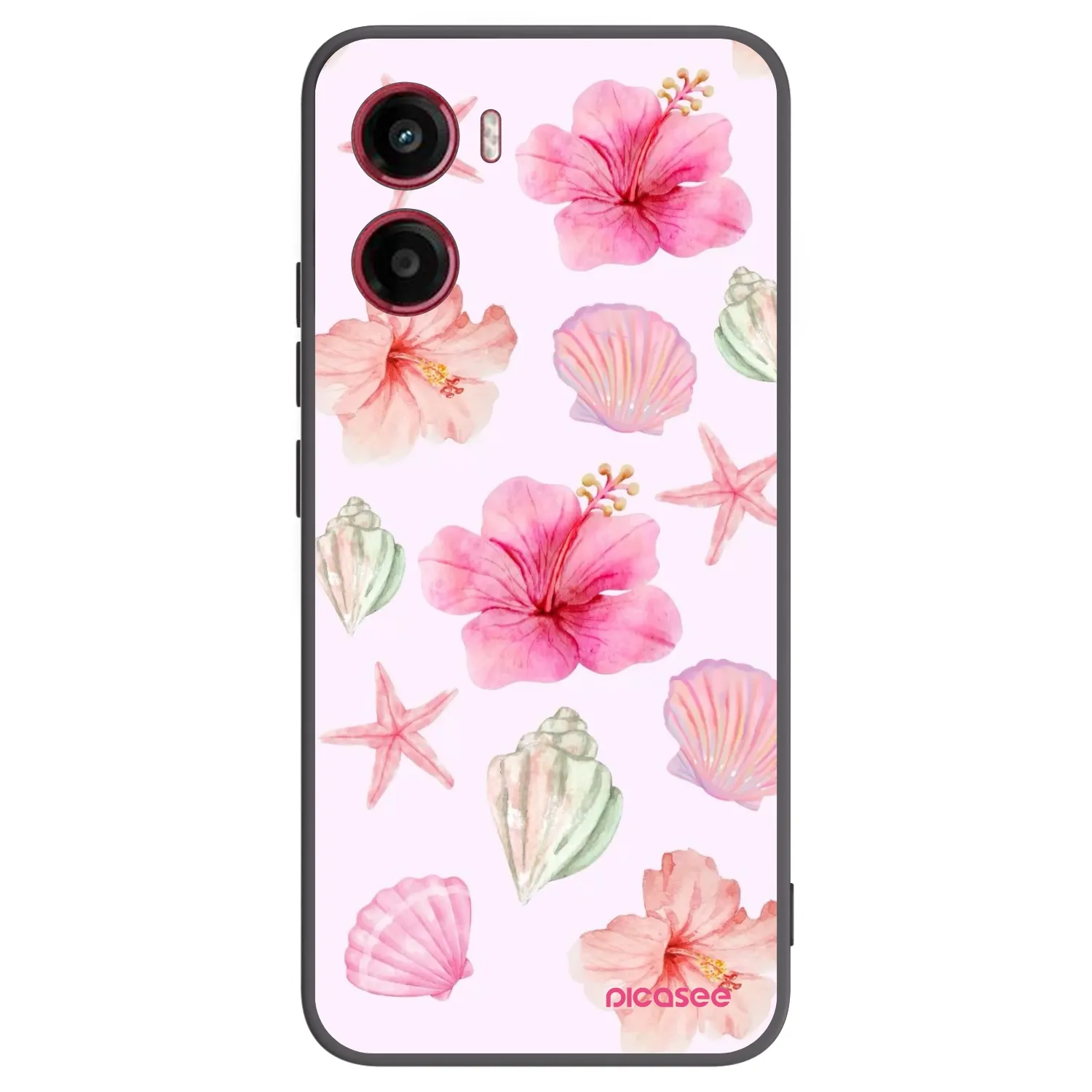 Picasee husă neagră din silicon pentru Motorola Moto G05 - Blush Lagoon