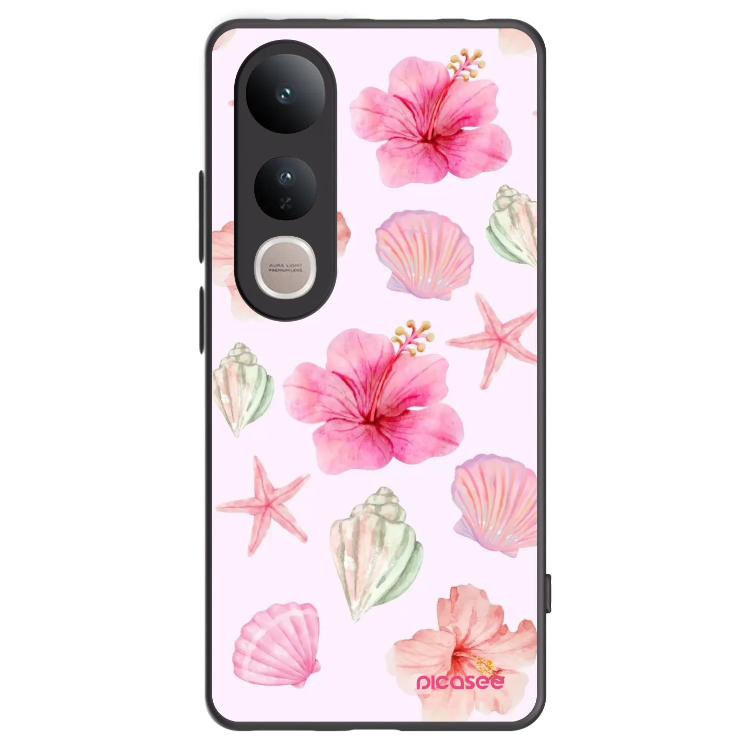 Picasee husă neagră din silicon pentru Vivo V50 Lite 5G - Blush Lagoon