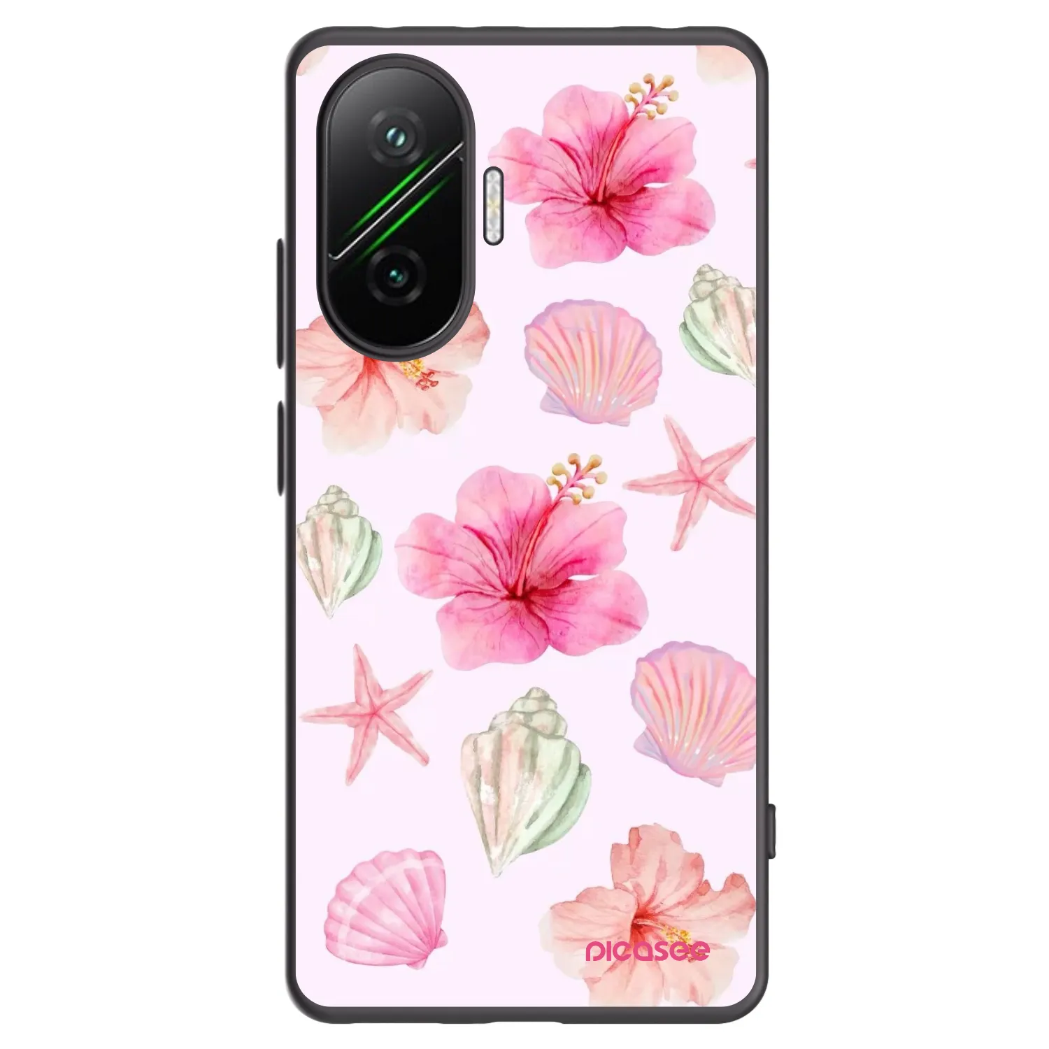 Picasee husă neagră din silicon pentru Xiaomi Poco F7 5G - Blush Lagoon