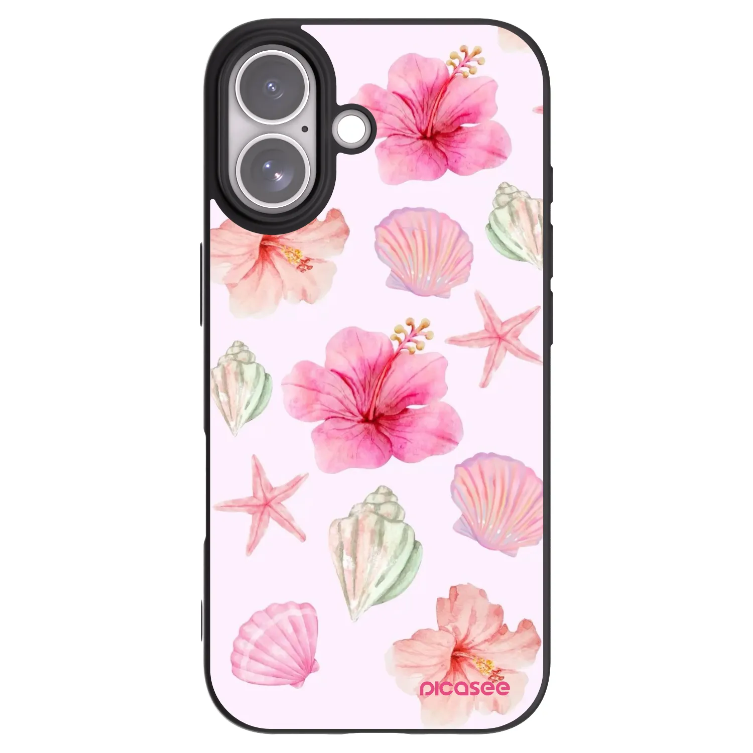 Picasee husă neagră din silicon pentru Apple iPhone 17 - Blush Lagoon