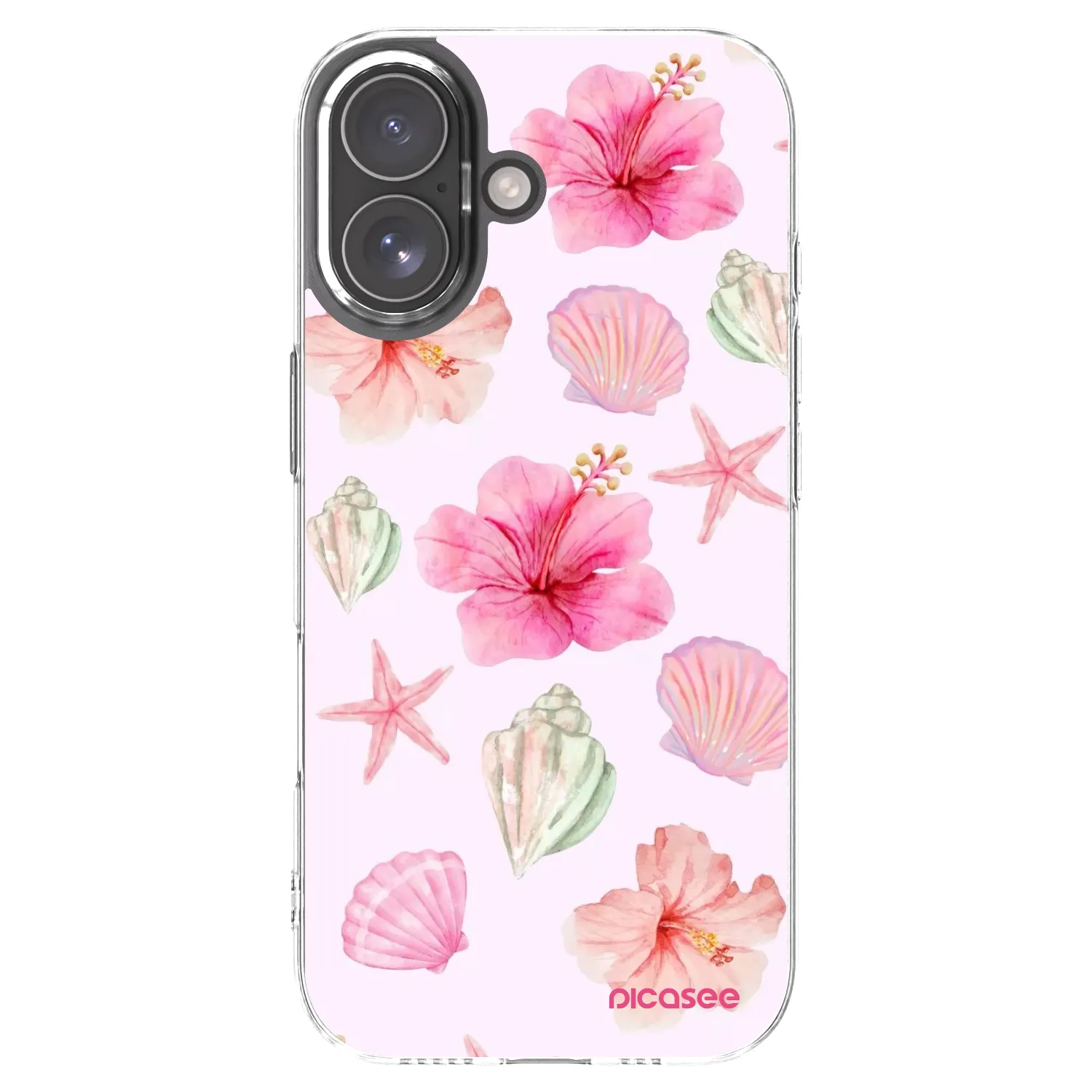 Picasee husă transparentă din silicon pentru Apple iPhone 17 - Blush Lagoon