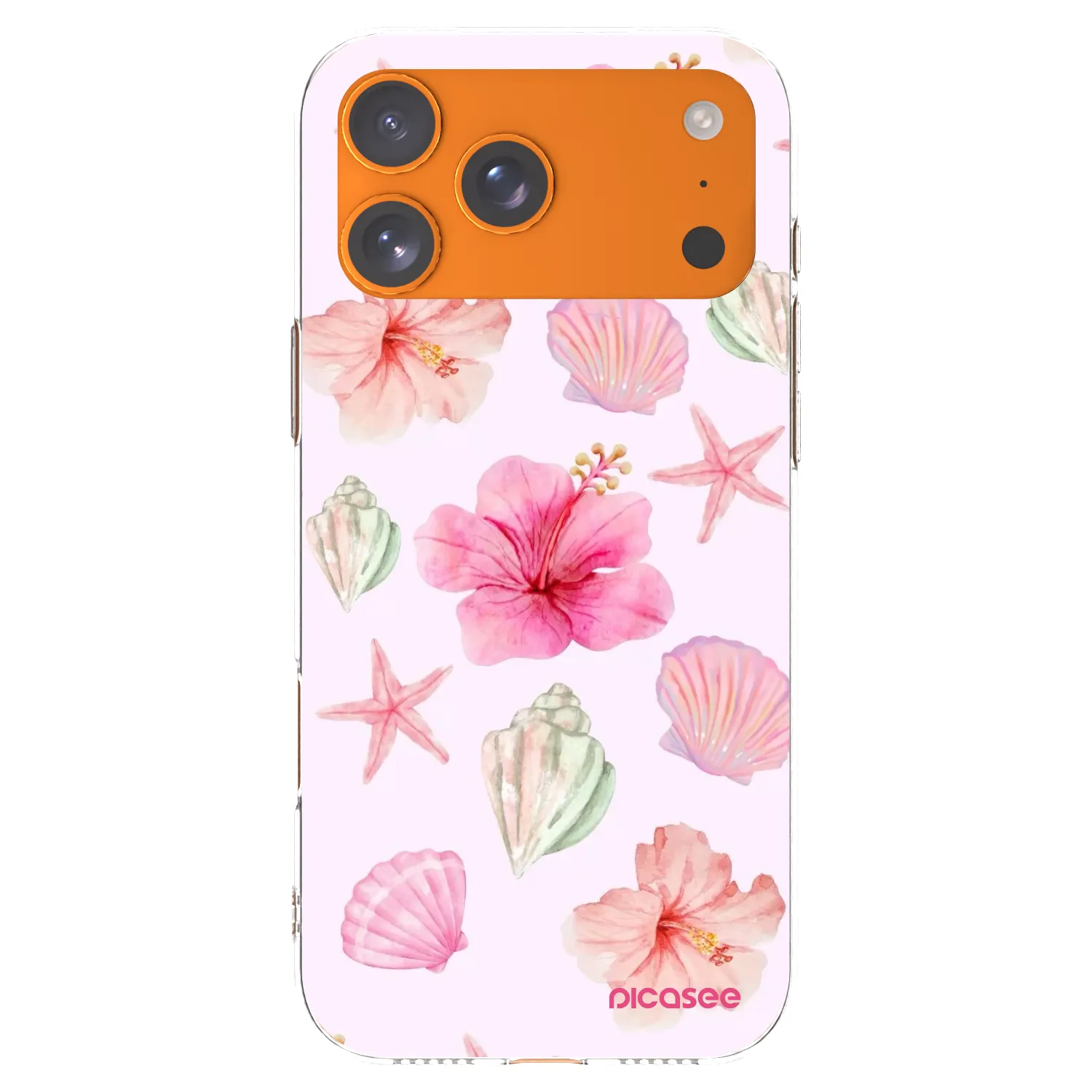 Picasee husă transparentă din silicon pentru Apple iPhone 17 Pro Max - Blush Lagoon