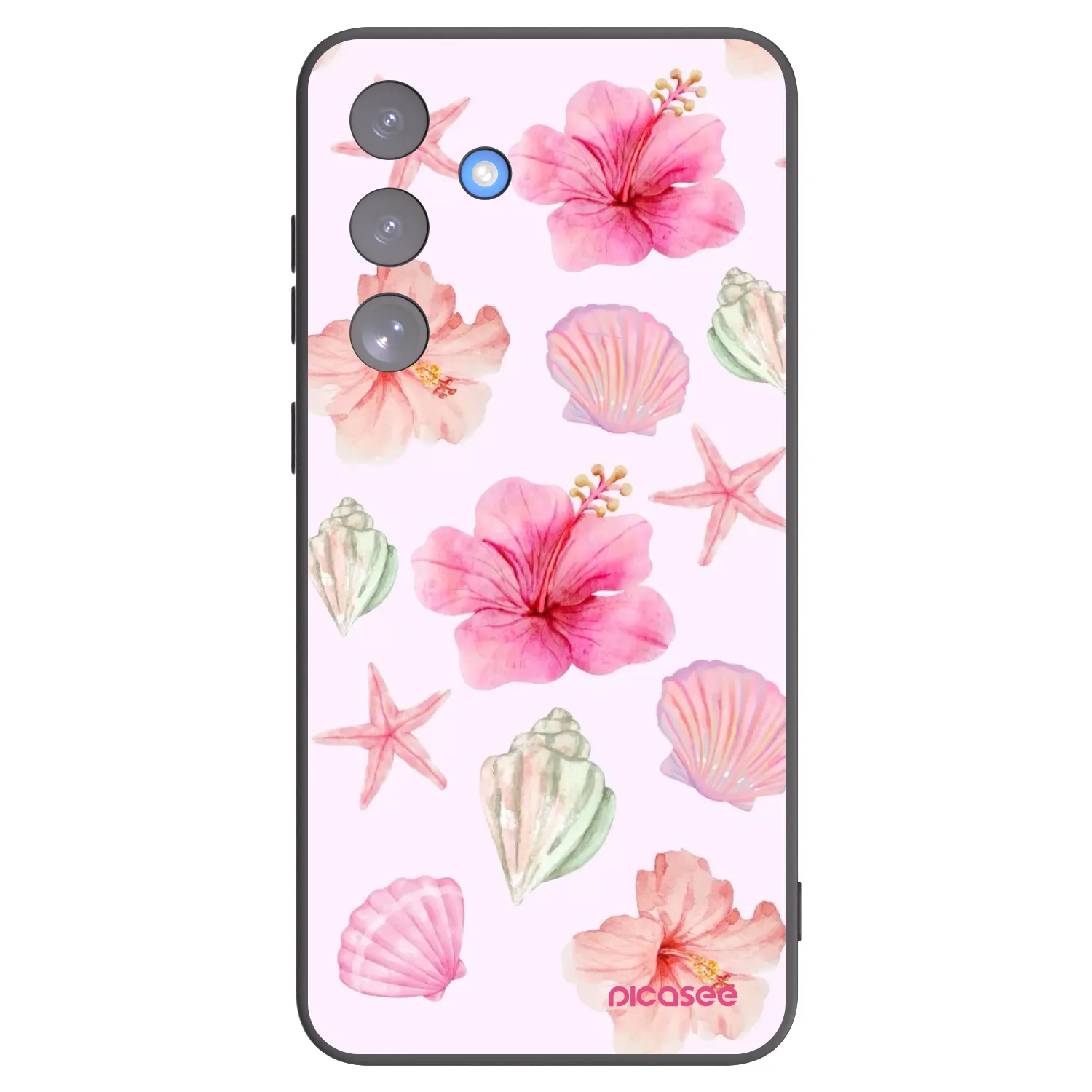 Picasee husă neagră din silicon pentru Samsung Galaxy S25 FE 5G - Blush Lagoon