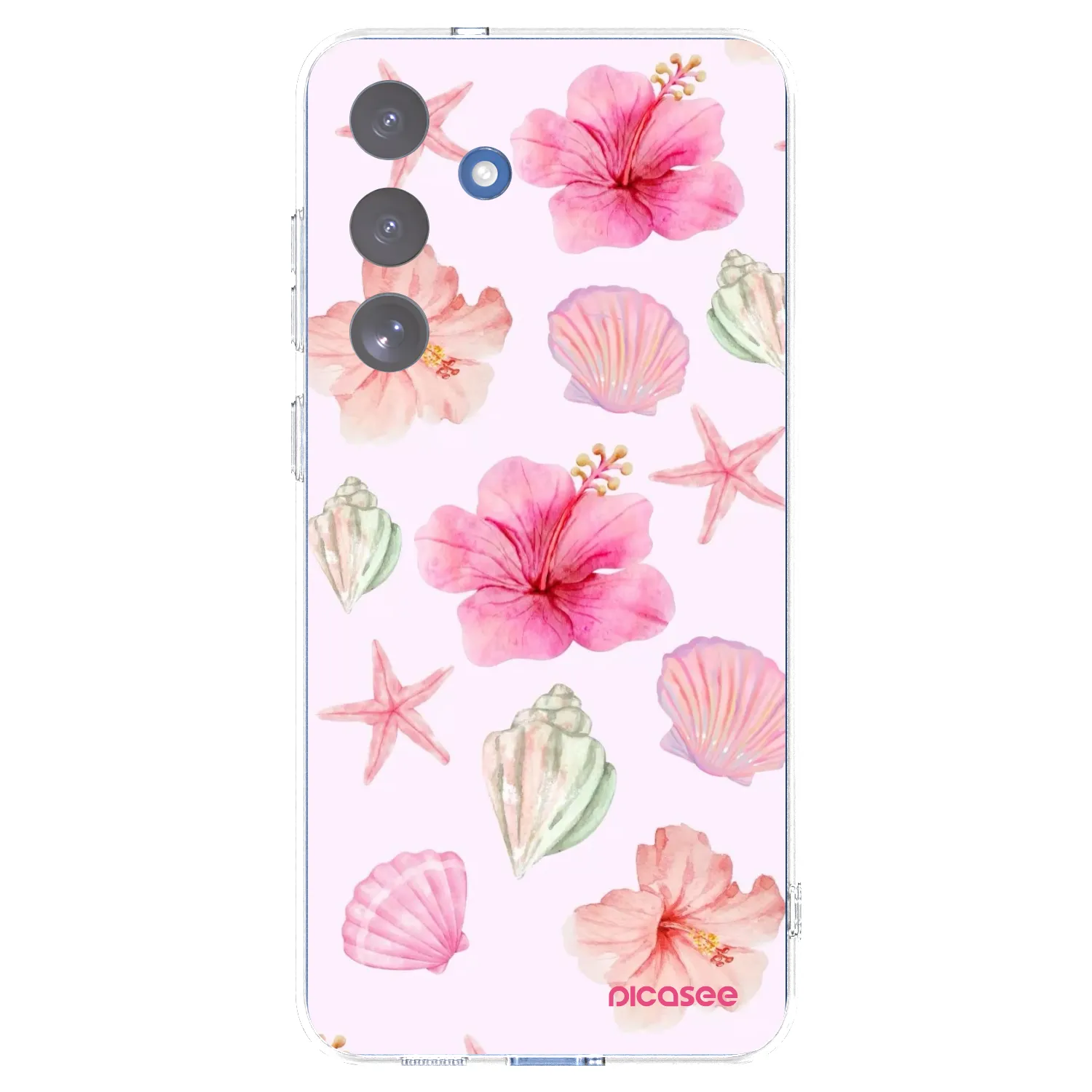 Picasee husă transparentă din silicon pentru Samsung Galaxy S25 FE 5G - Blush Lagoon