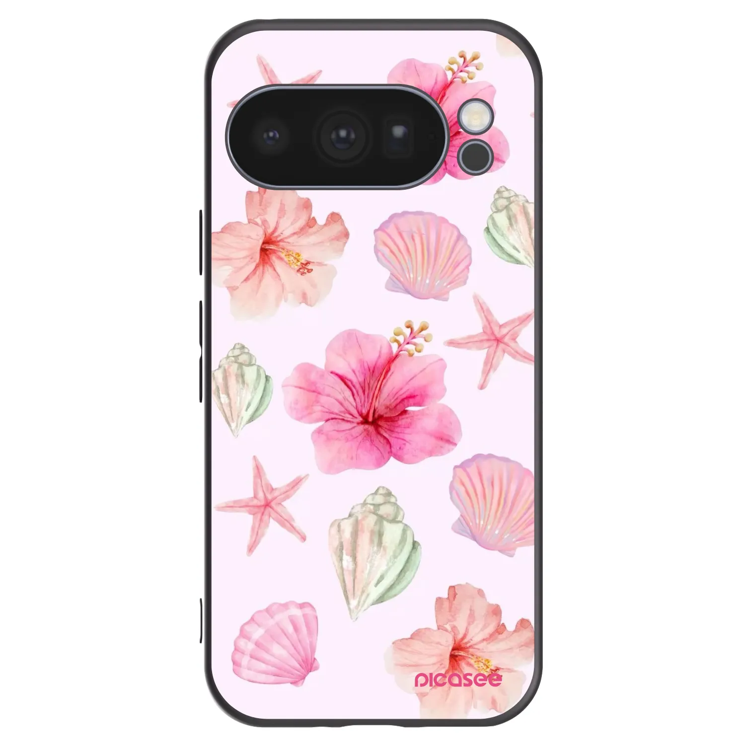 Picasee husă neagră din silicon pentru Google Pixel 10 Pro - Blush Lagoon