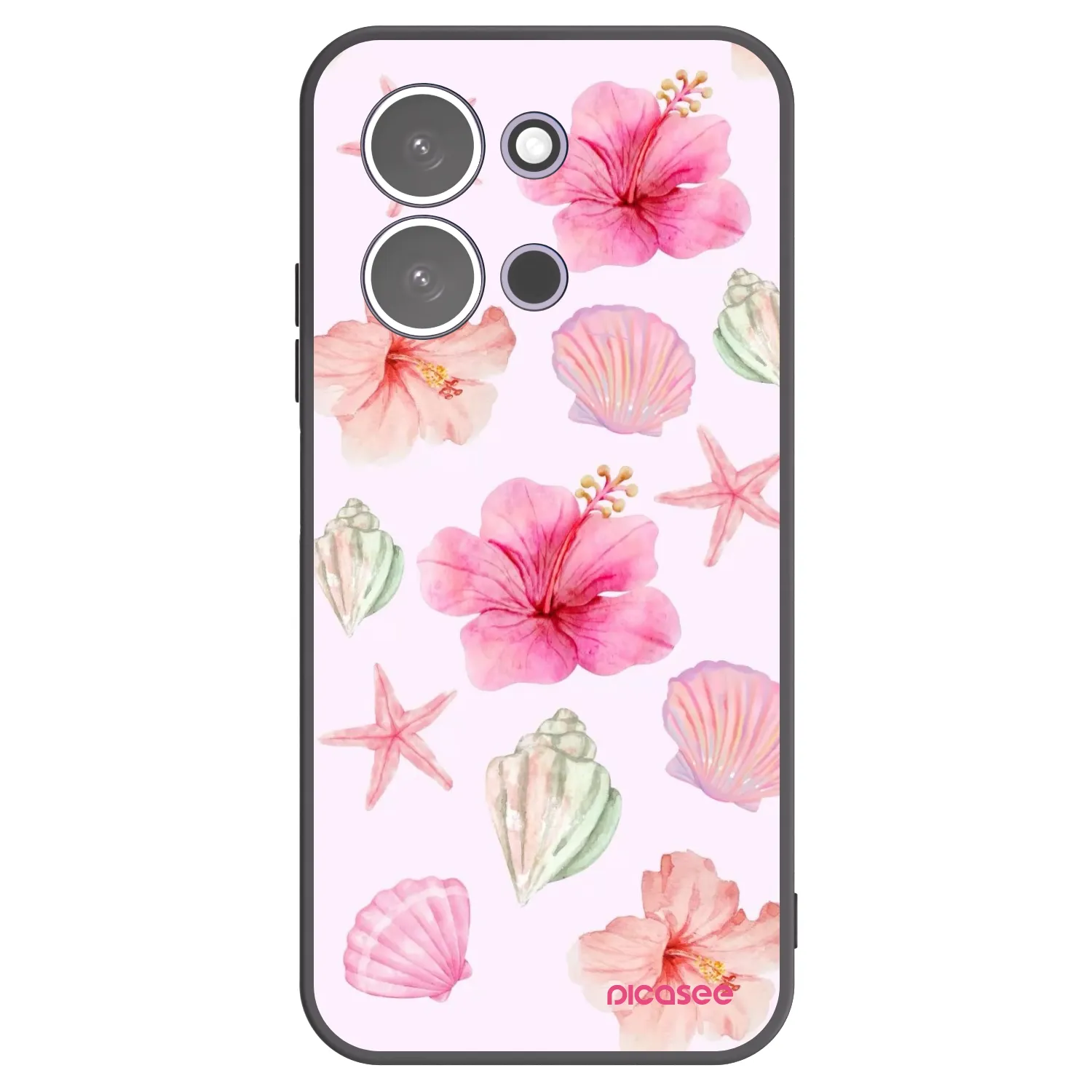 Picasee husă neagră din silicon pentru Xiaomi Redmi 15C 5G - Blush Lagoon