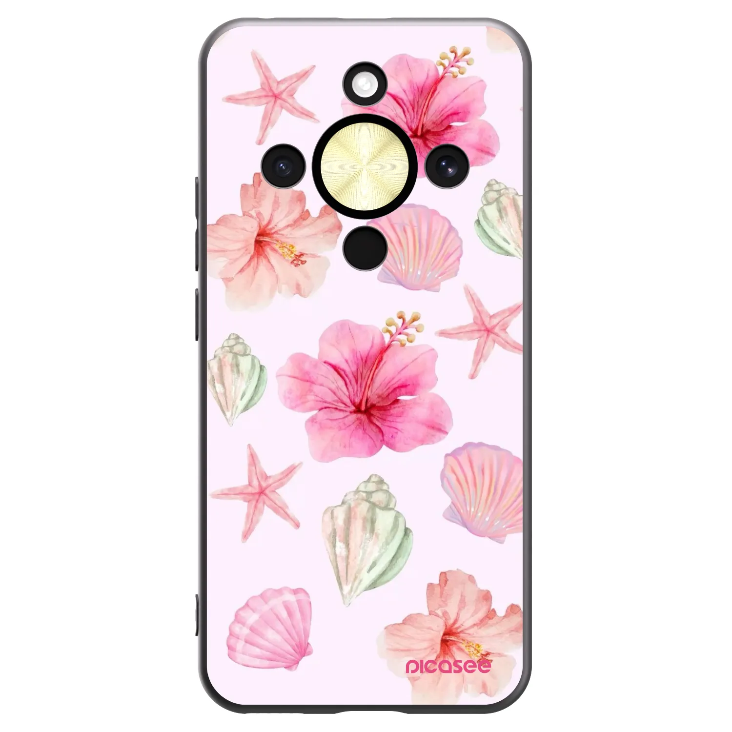 Picasee husă neagră din silicon pentru Honor Magic8 Lite 5G - Blush Lagoon