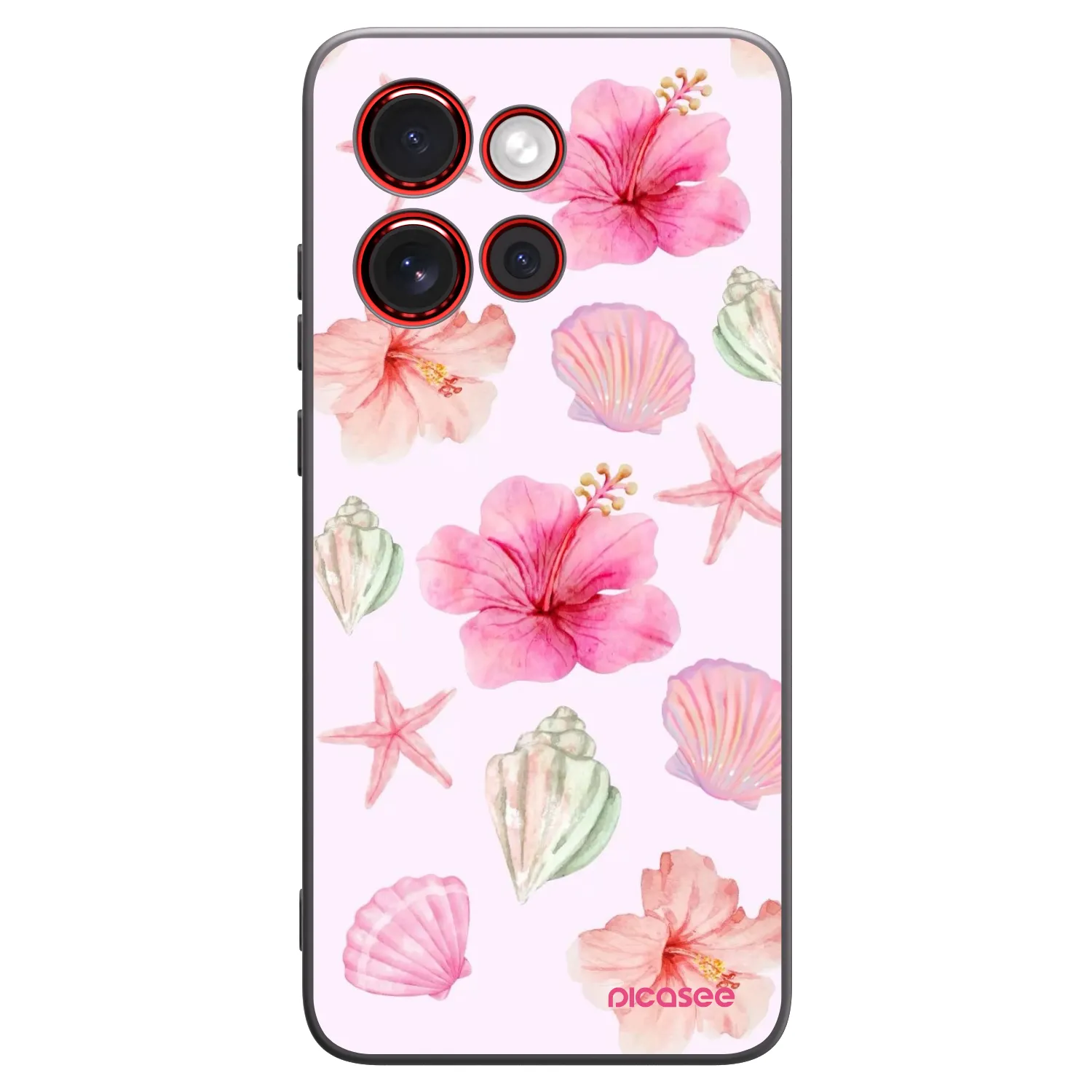 Picasee husă neagră din silicon pentru Motorola Edge 60 Neo 5G - Blush Lagoon
