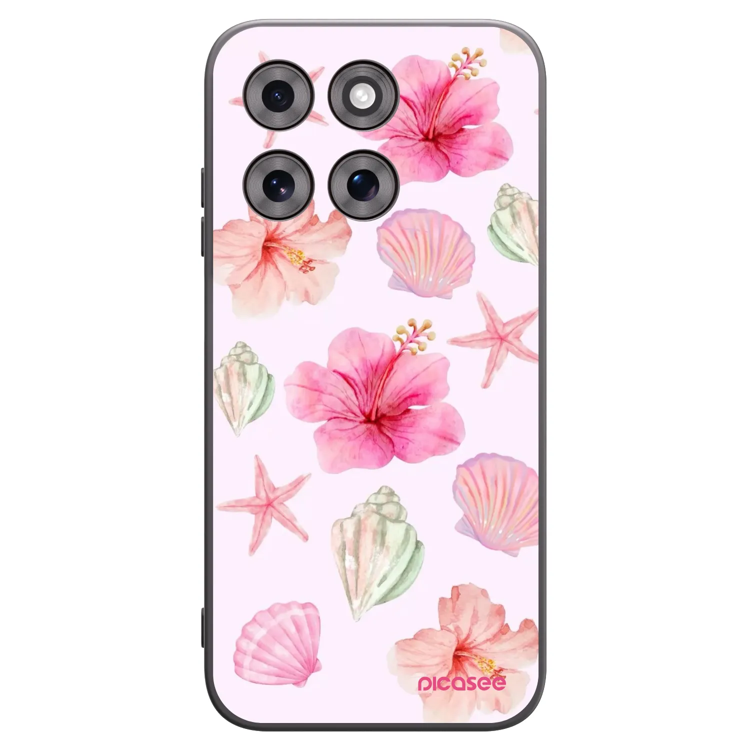 Picasee husă neagră din silicon pentru Motorola Moto G77 - Blush Lagoon