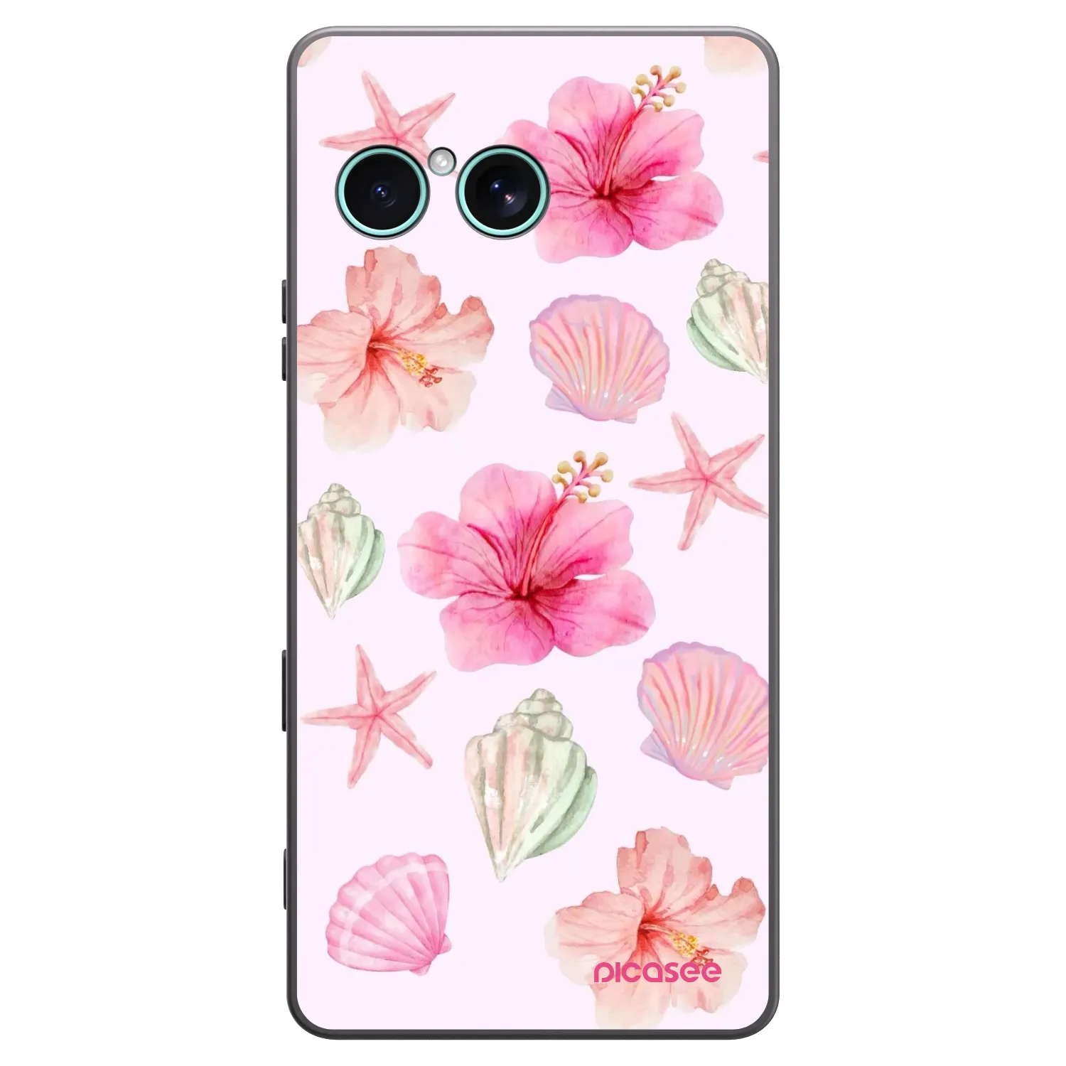 Picasee husă neagră din silicon pentru Sony Xperia 10 VII - Blush Lagoon