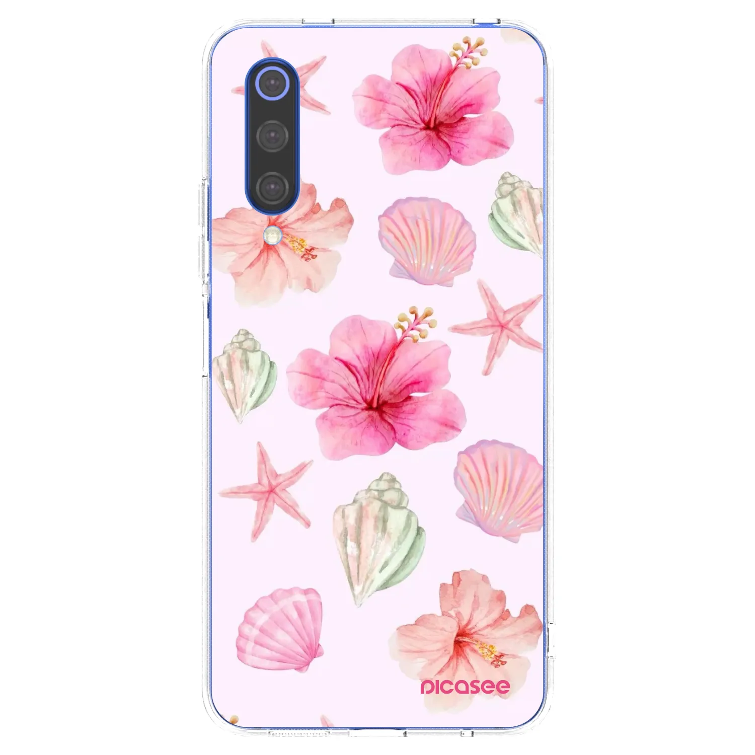 Picasee husă transparentă din silicon pentru Xiaomi Mi 9 SE - Blush Lagoon