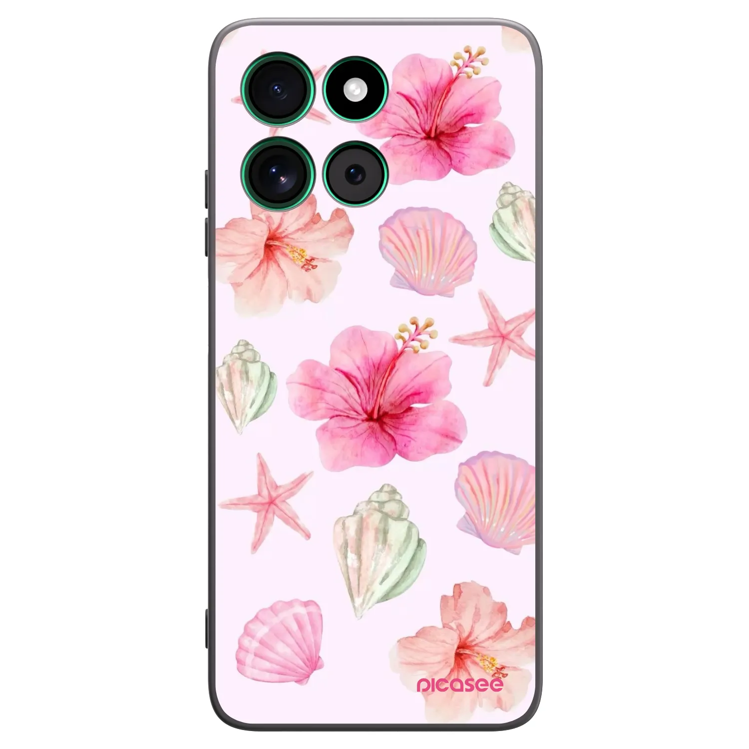 Picasee husă neagră din silicon pentru Motorola Moto G57 Power - Blush Lagoon