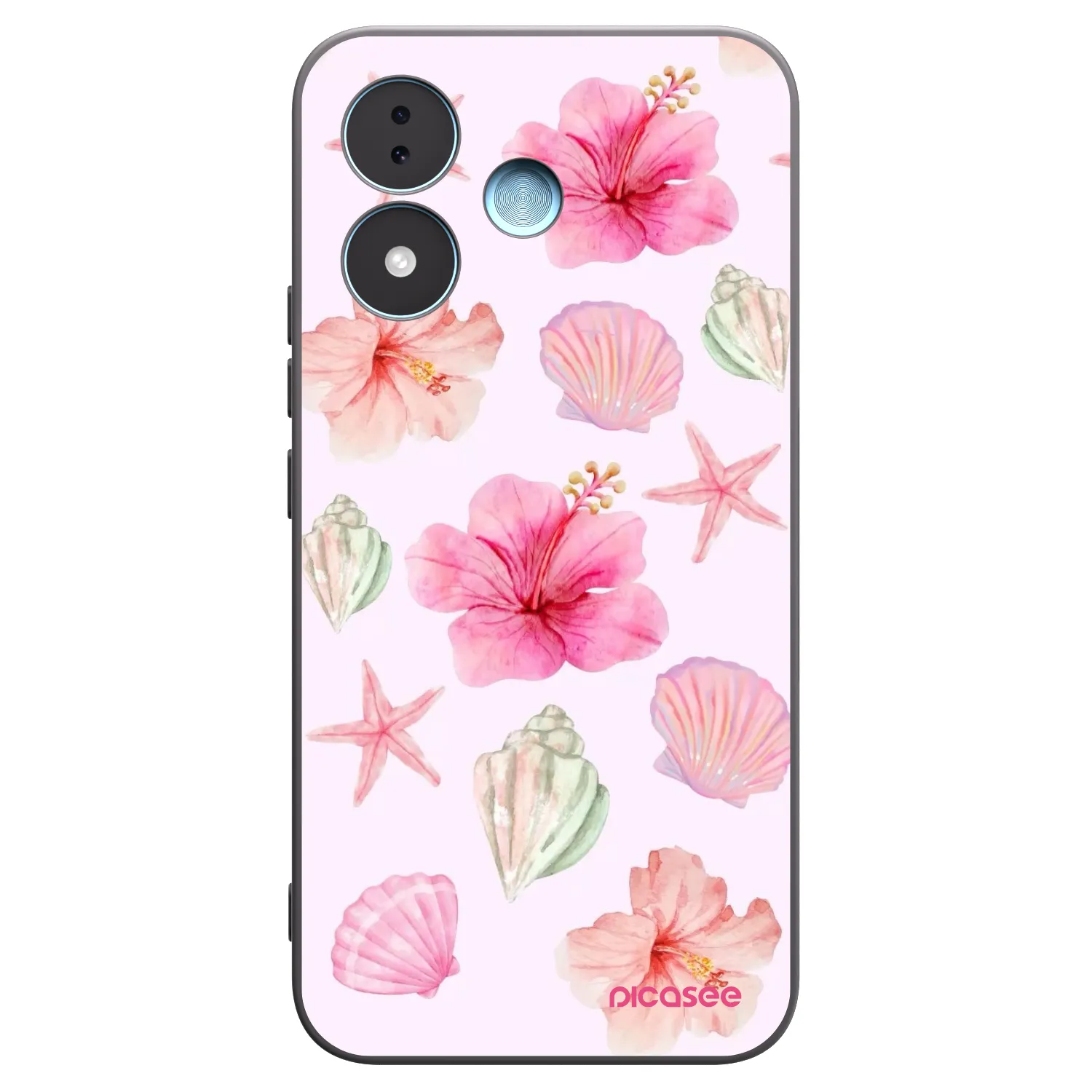 Picasee husă neagră din silicon pentru Xiaomi Redmi Note 17 5G - Blush Lagoon