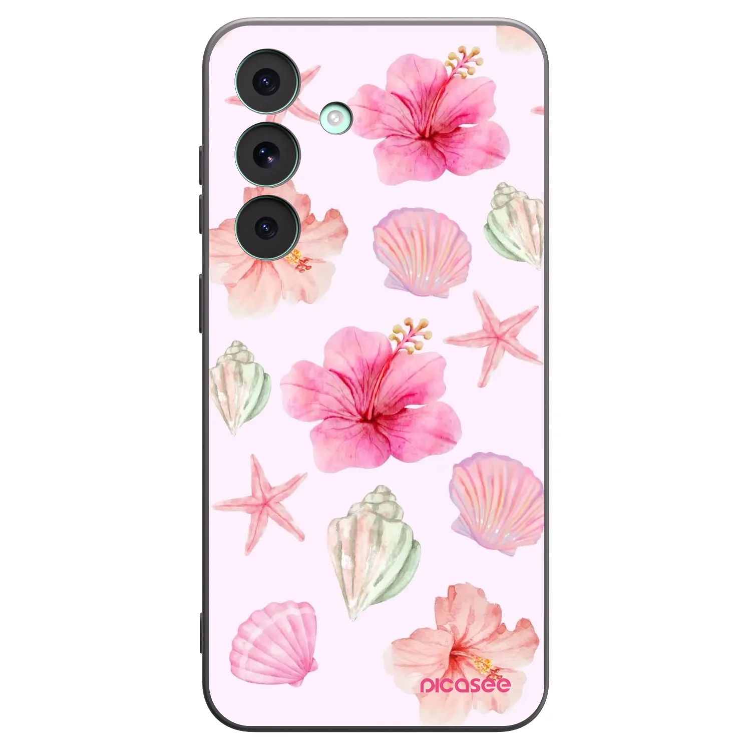 Picasee husă neagră din silicon pentru Samsung Galaxy S26 FE - Blush Lagoon