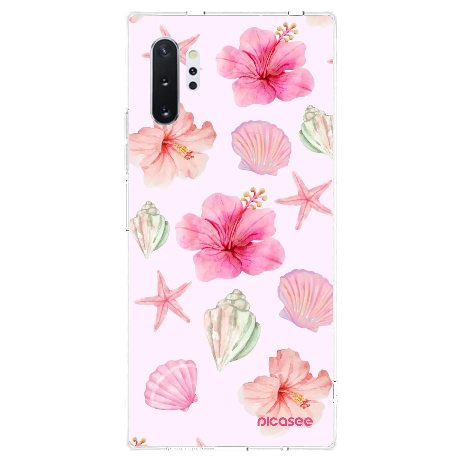 Picasee husă transparentă din silicon pentru Samsung Galaxy Note 10+ N975F - Blush Lagoon