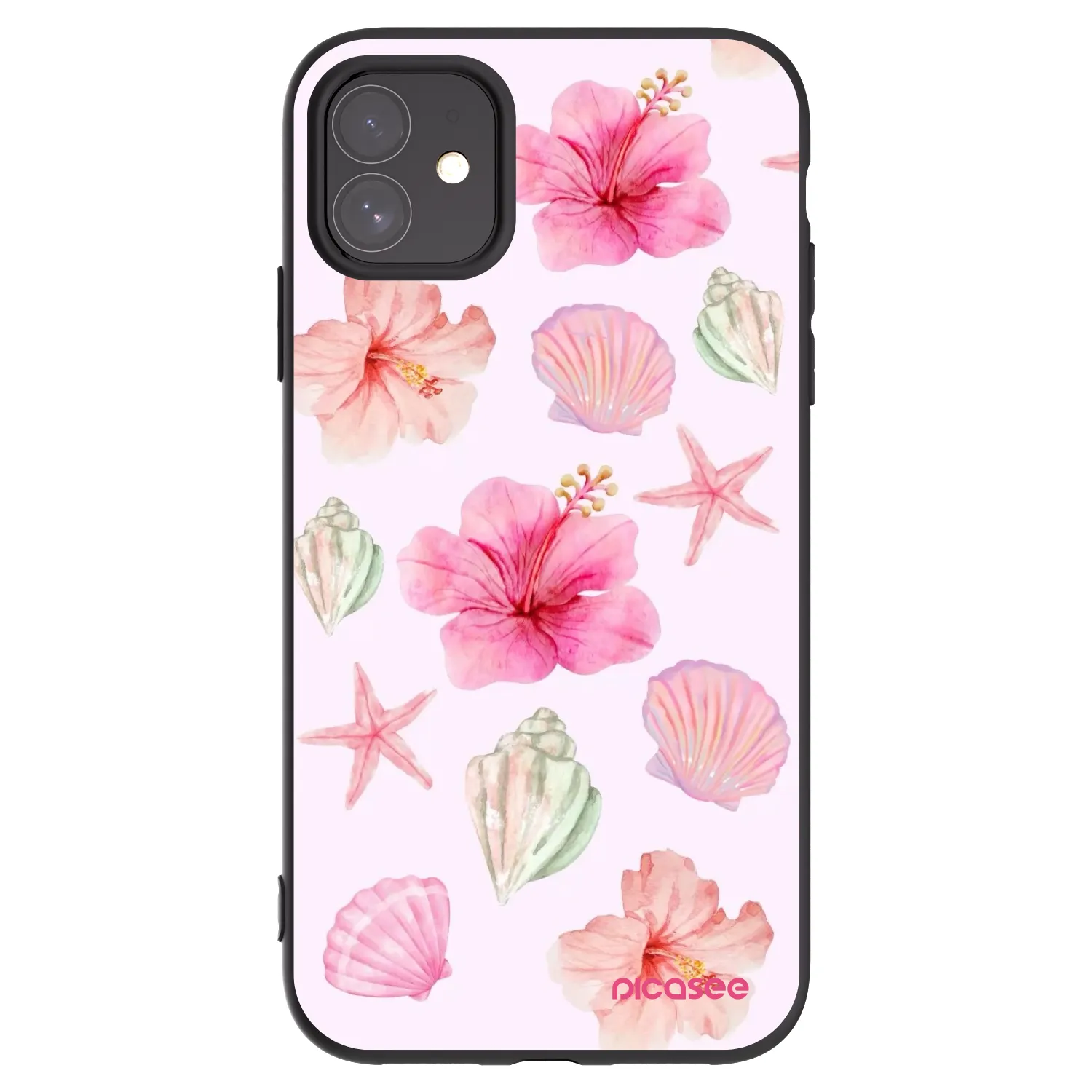 Picasee husă neagră din silicon pentru Apple iPhone 11 - Blush Lagoon