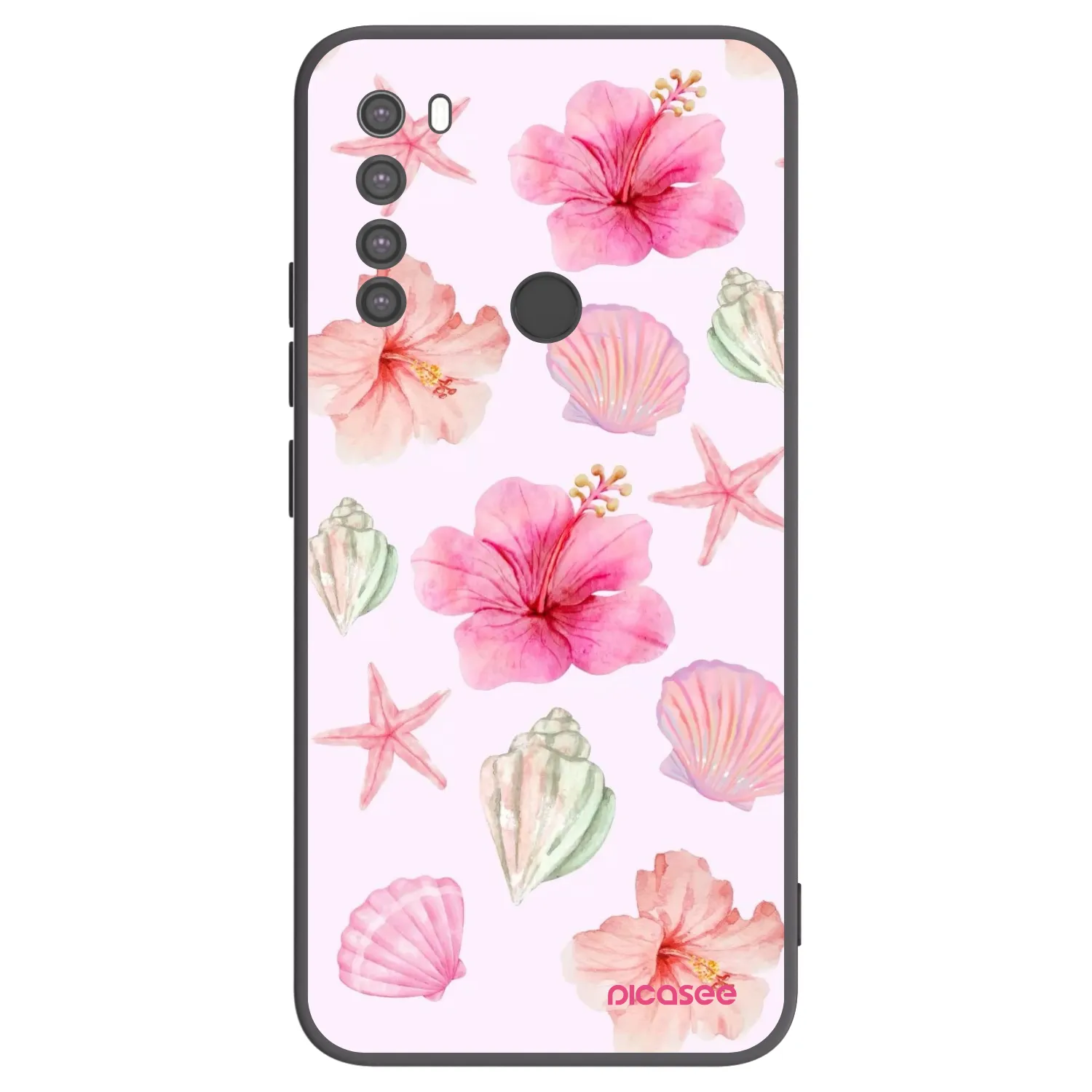 Picasee husă neagră din silicon pentru Xiaomi Redmi Note 8 - Blush Lagoon
