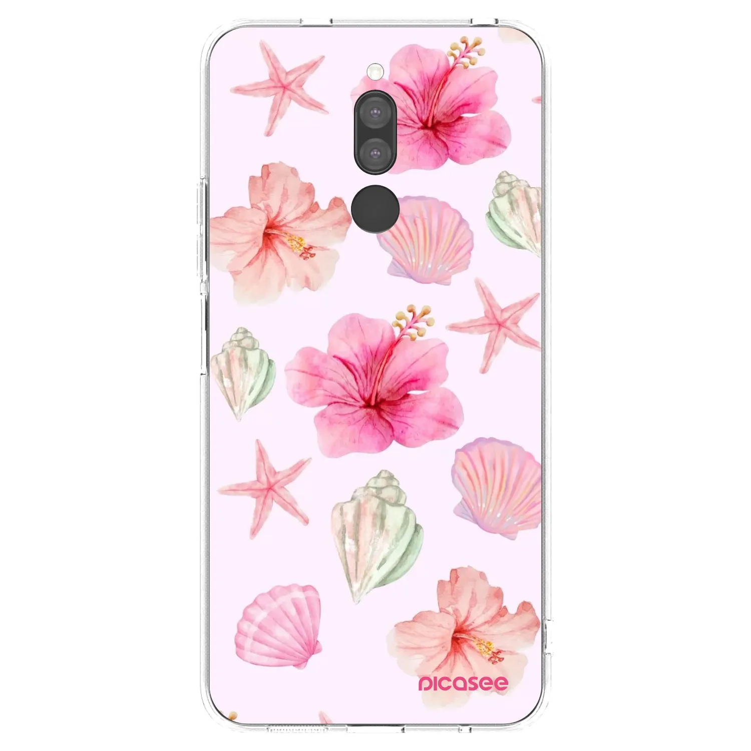 Picasee husă transparentă din silicon pentru Xiaomi Redmi 8 - Blush Lagoon