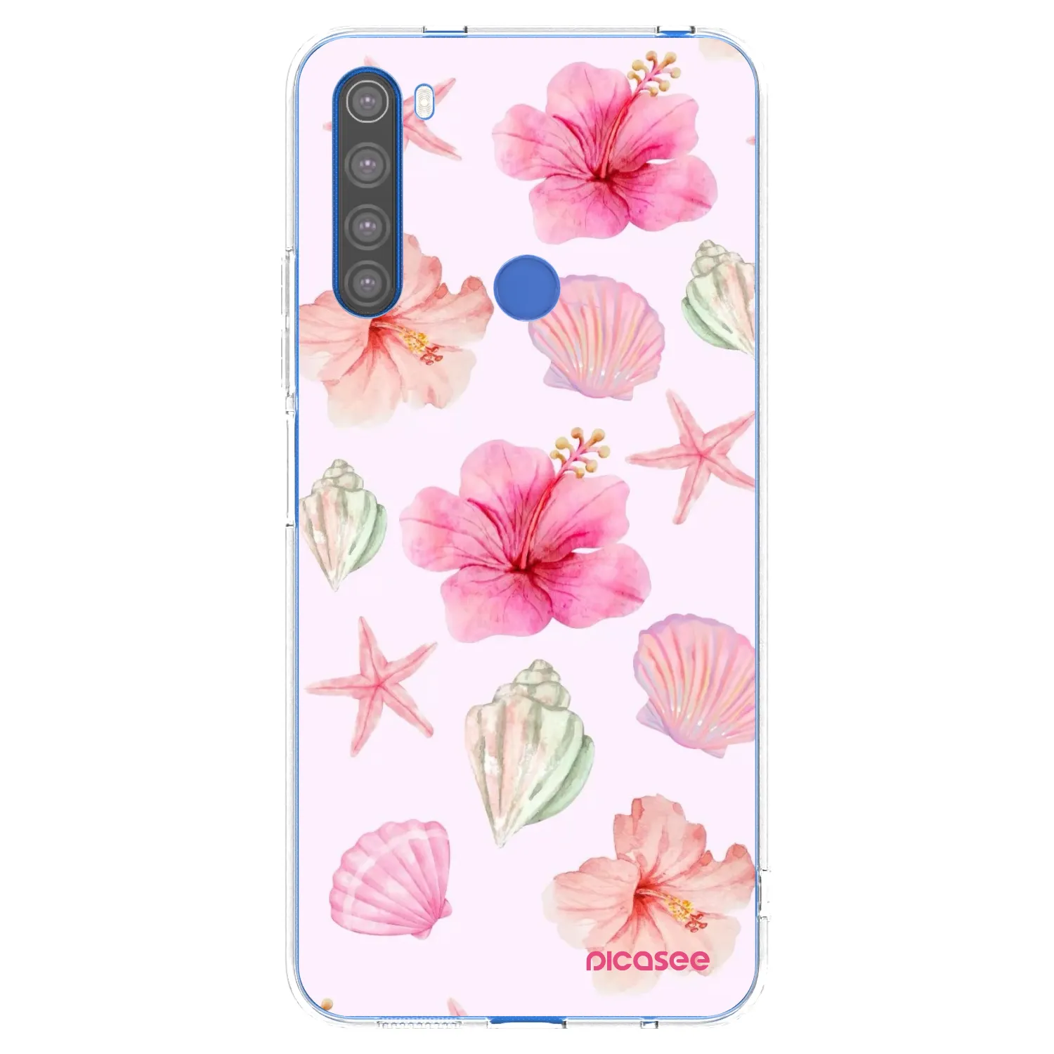 Picasee husă transparentă din silicon pentru Xiaomi Redmi Note 8T - Blush Lagoon