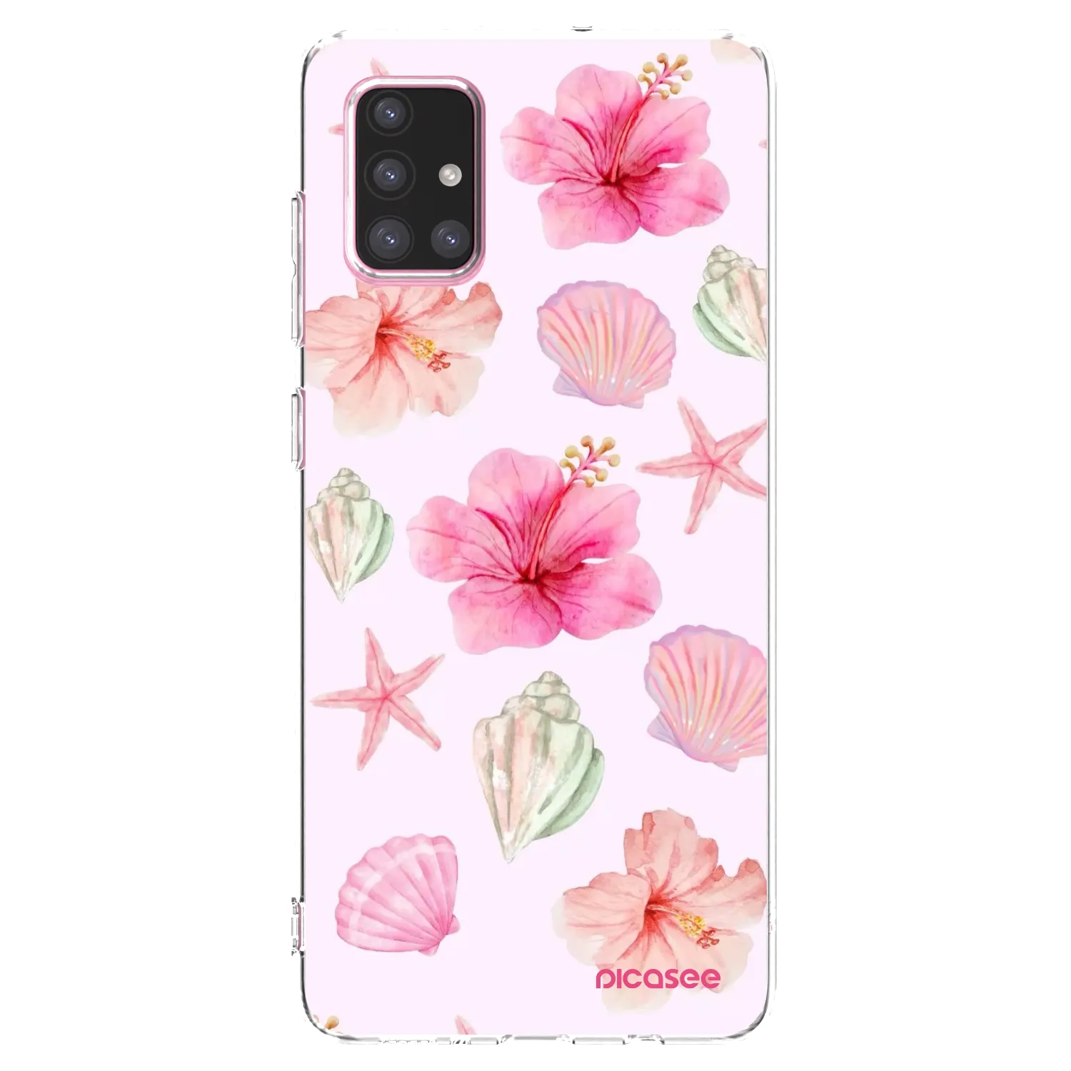 Picasee husă transparentă din silicon pentru Samsung Galaxy A71 A715F - Blush Lagoon