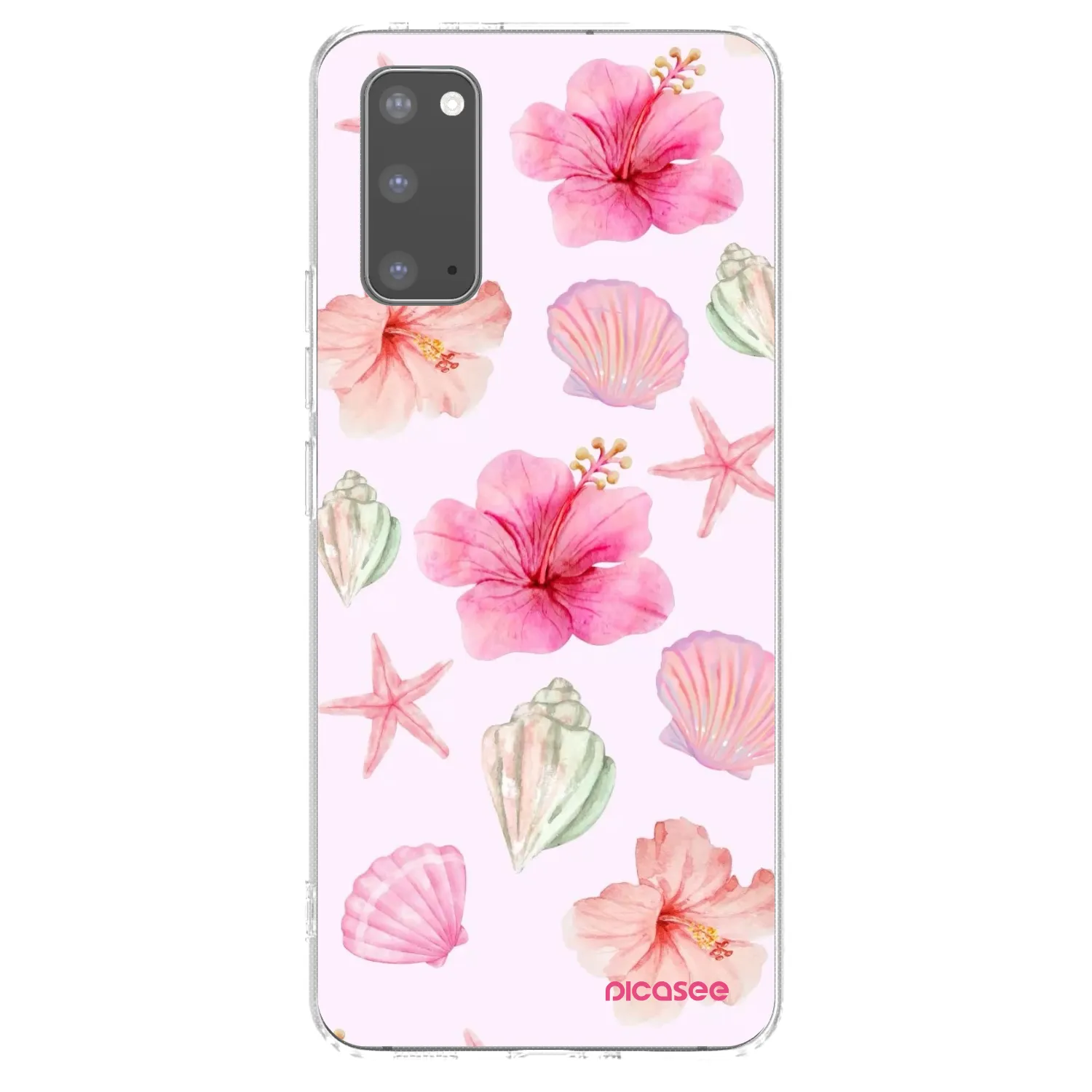Picasee husă transparentă din silicon pentru Samsung Galaxy S20 G980F - Blush Lagoon
