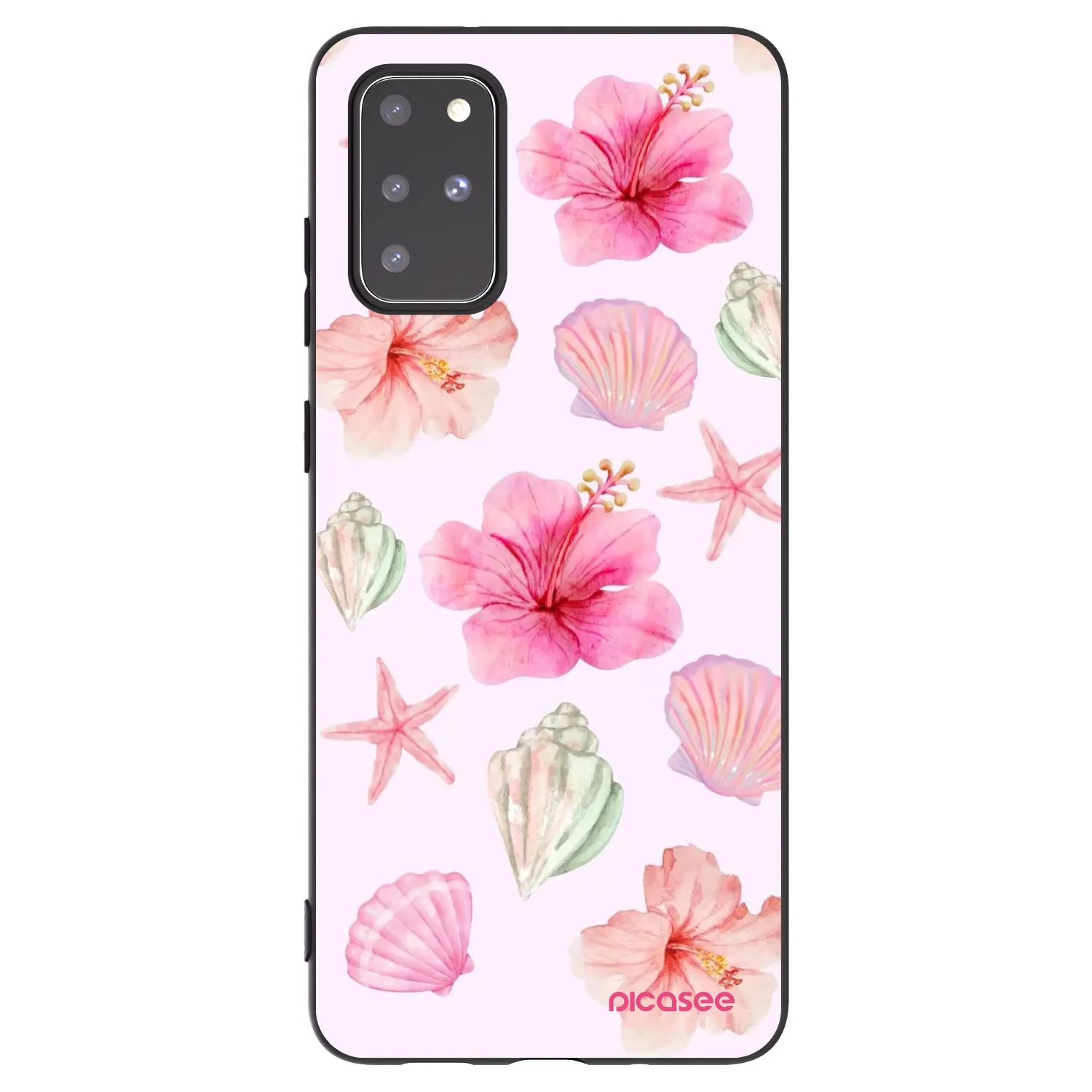 Picasee husă neagră din silicon pentru Samsung Galaxy S20+ G985F - Blush Lagoon