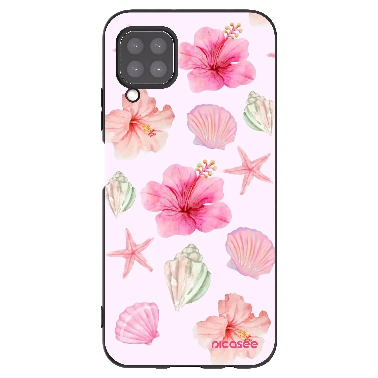 Picasee husă neagră din silicon pentru Huawei P40 Lite - Blush Lagoon