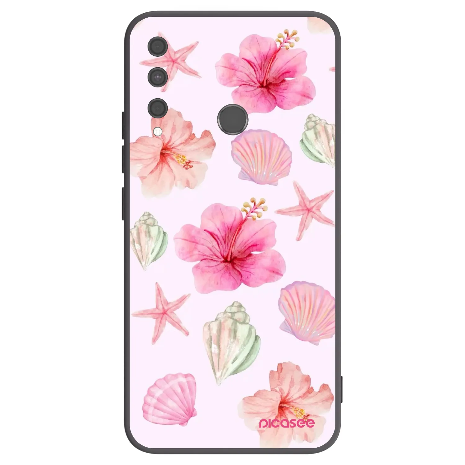 Picasee husă neagră din silicon pentru Huawei P40 Lite E - Blush Lagoon