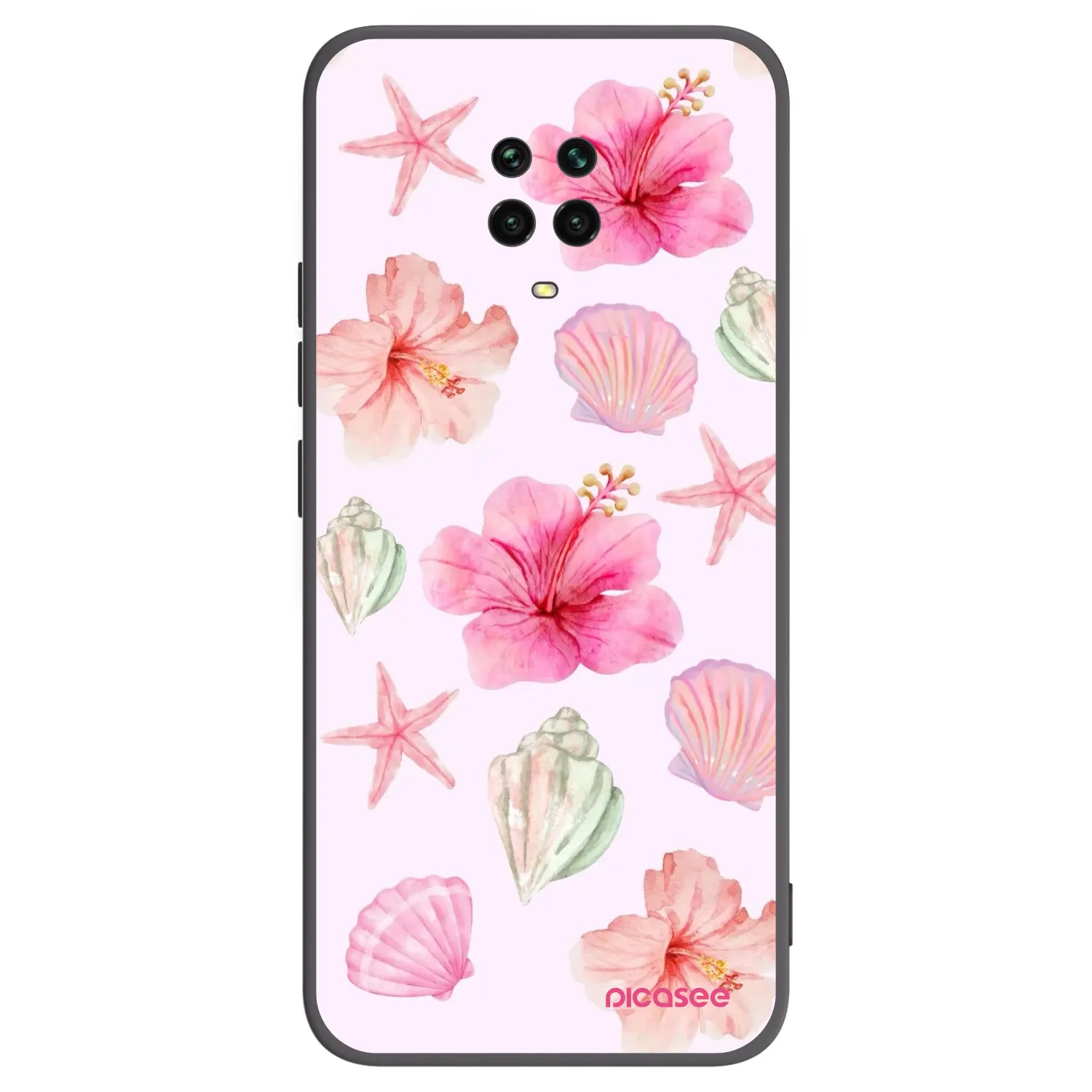 Picasee husă neagră din silicon pentru Xiaomi Redmi Note 9 Pro - Blush Lagoon