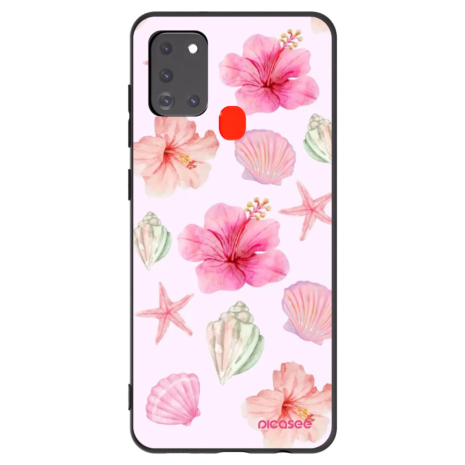 Picasee husă neagră din silicon pentru Samsung Galaxy A21s - Blush Lagoon