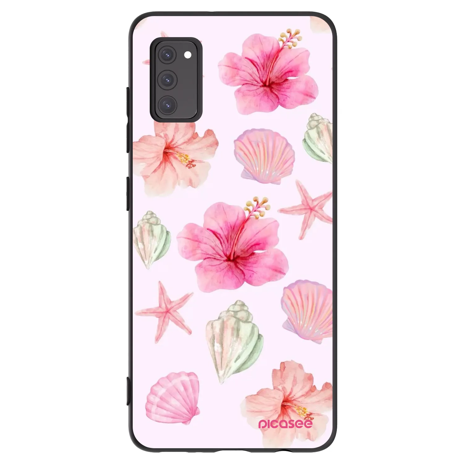 Picasee husă neagră din silicon pentru Samsung Galaxy A41 A415F - Blush Lagoon