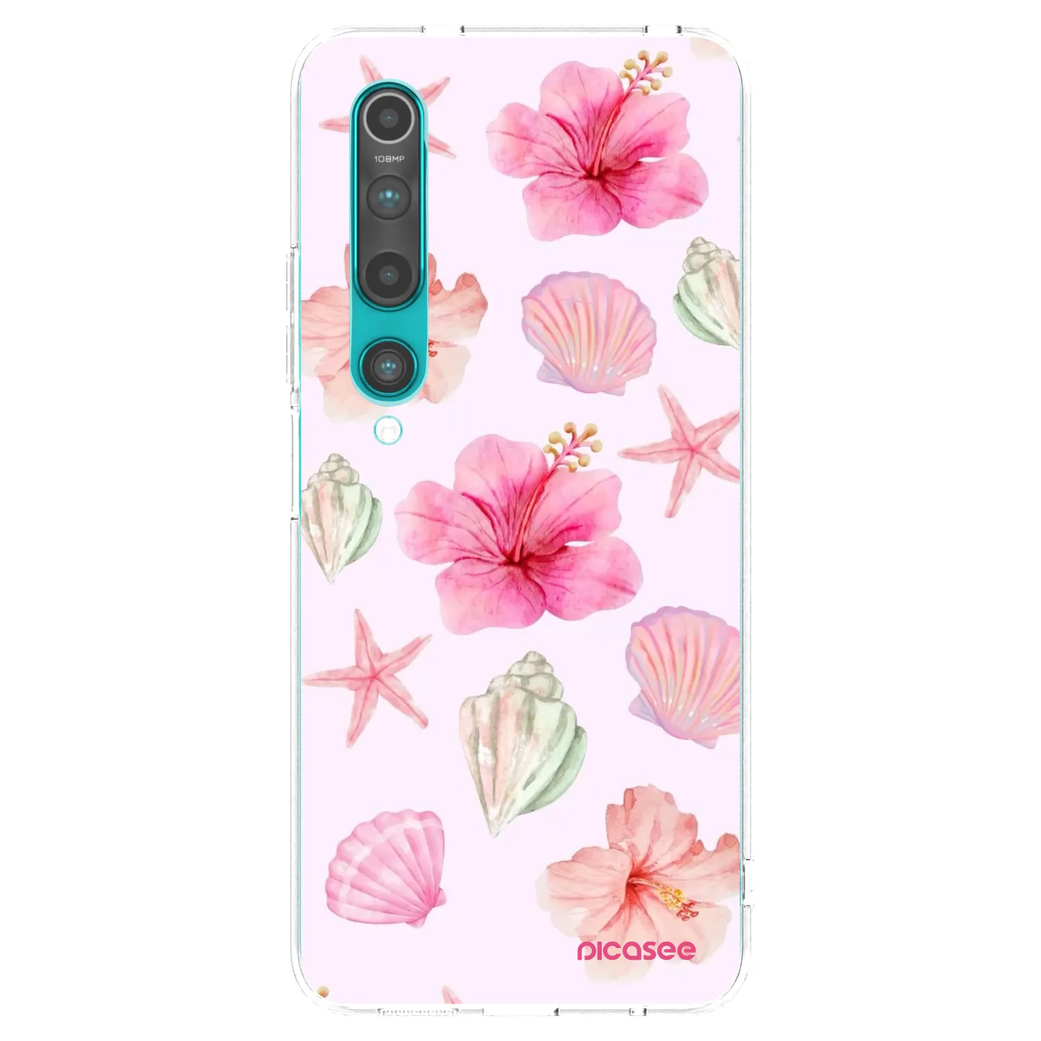Picasee husă transparentă din silicon pentru Xiaomi Mi 10 - Blush Lagoon