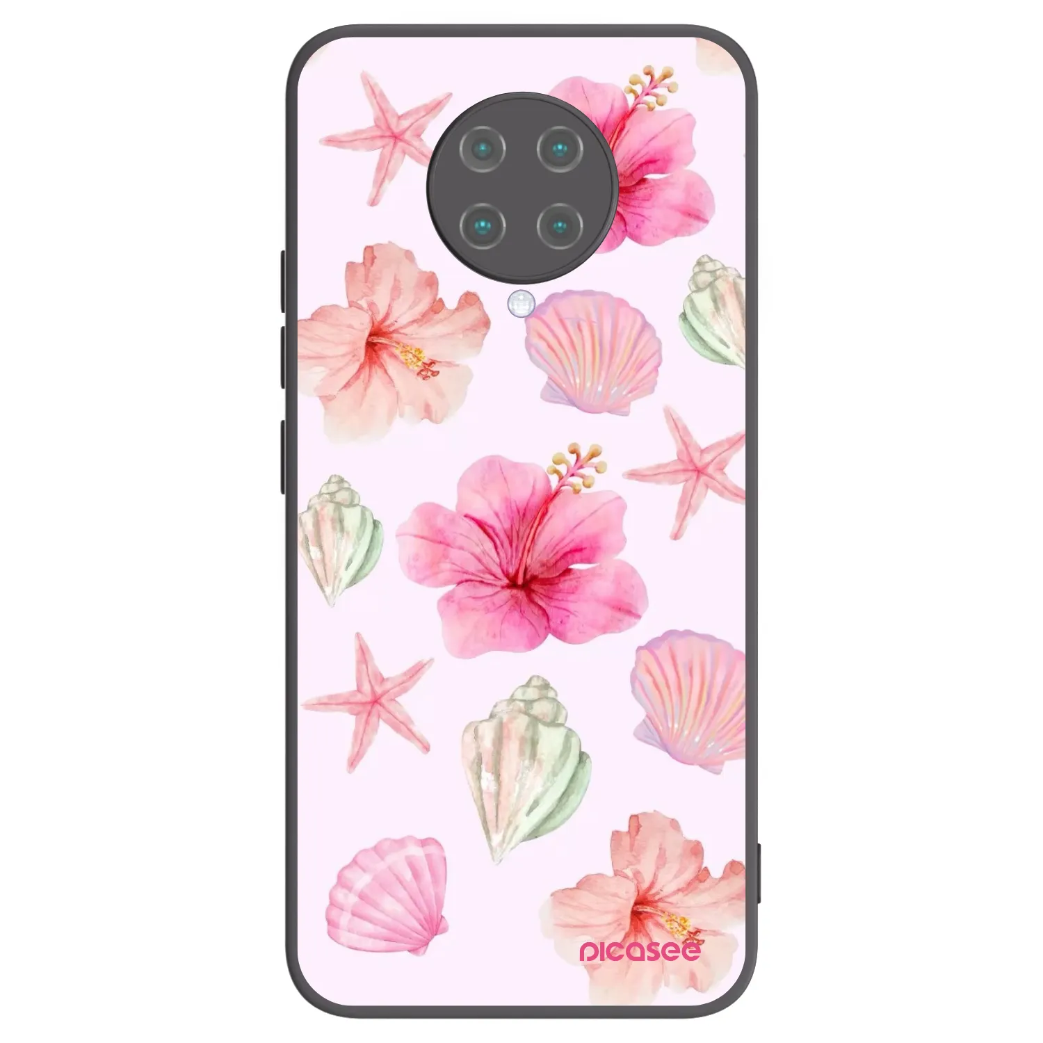 Picasee husă neagră din silicon pentru Xiaomi Poco F2 Pro - Blush Lagoon
