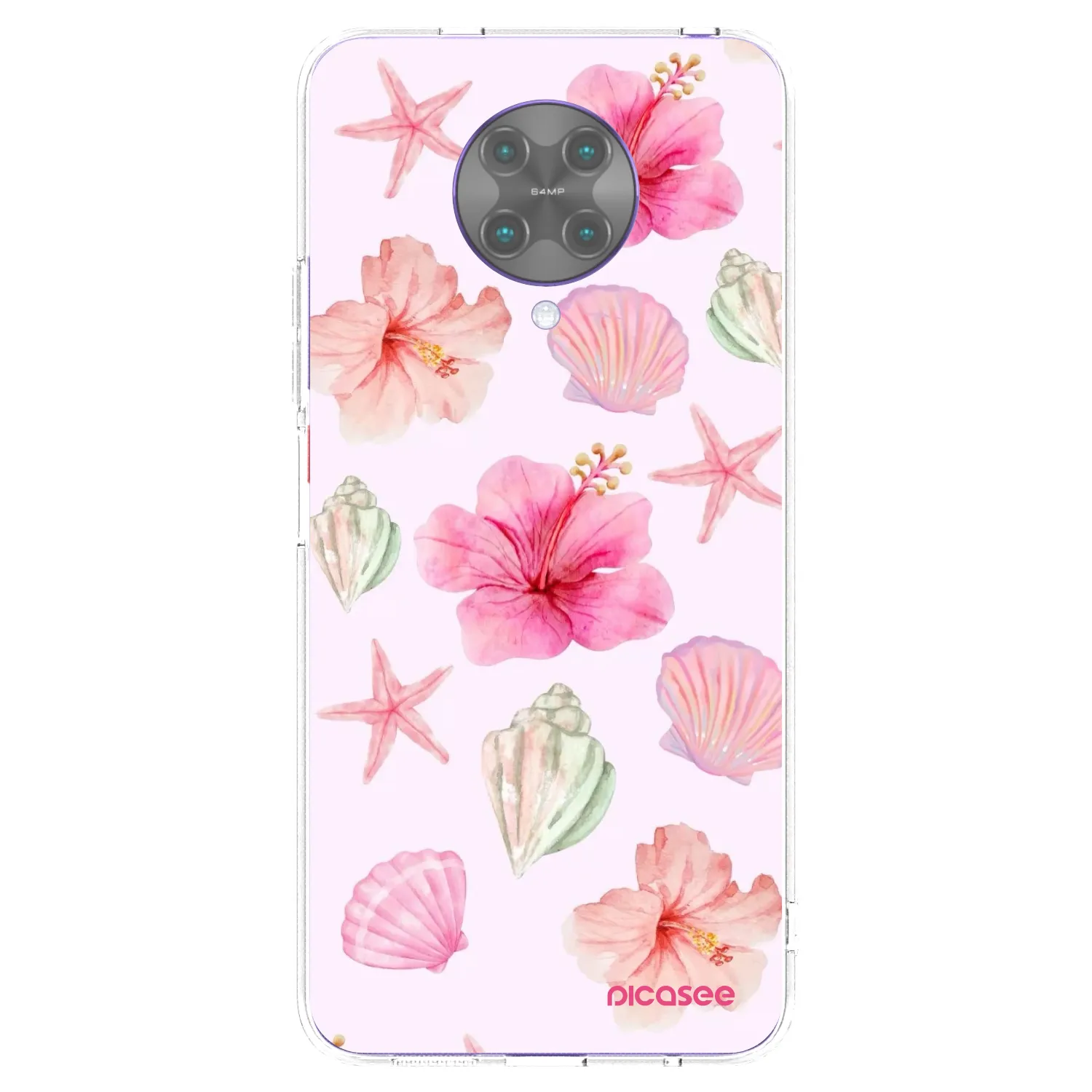 Picasee husă transparentă din silicon pentru Xiaomi Poco F2 Pro - Blush Lagoon