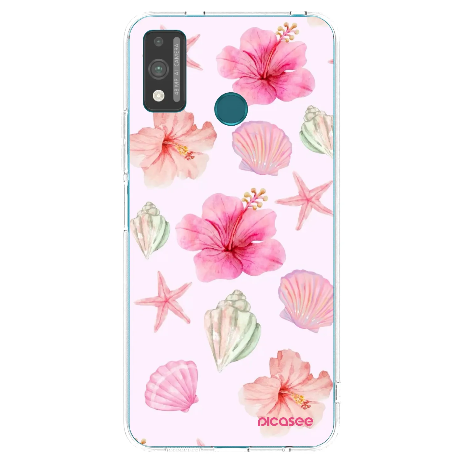 Picasee husă transparentă din silicon pentru Honor 9X Lite - Blush Lagoon